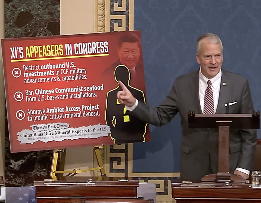 Sullivan claims U.S. House Democratic leader is an 'appeaser' of Chinese dictator