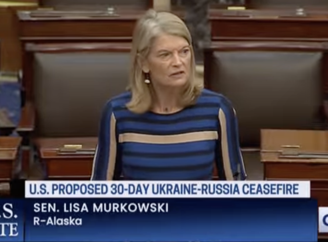 Murkowski speaks out on Ukraine, NATO and danger of Putin; Sullivan goes along with whatever Trump says on a given day