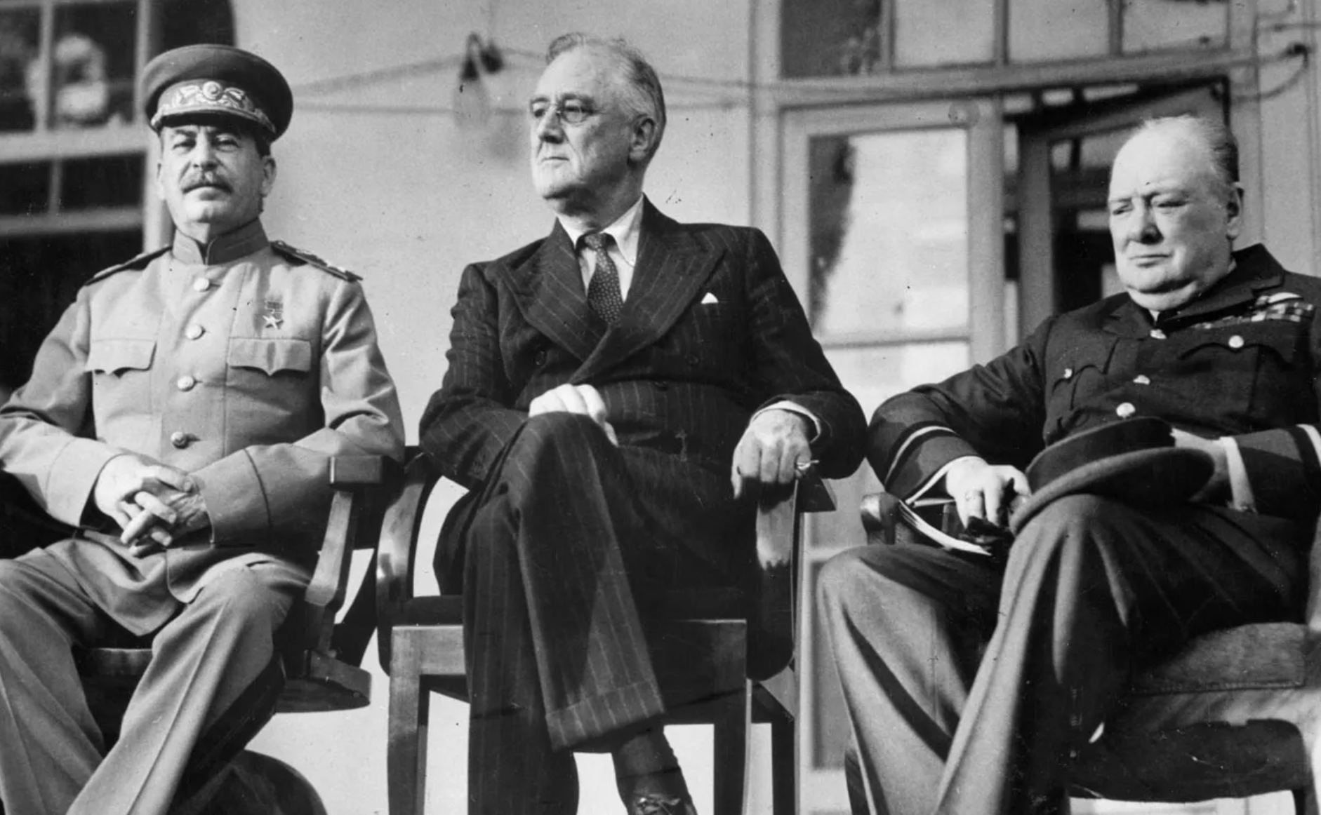 The president invites a Russian dictator to Alaska. It happened for the first time in 1943.
