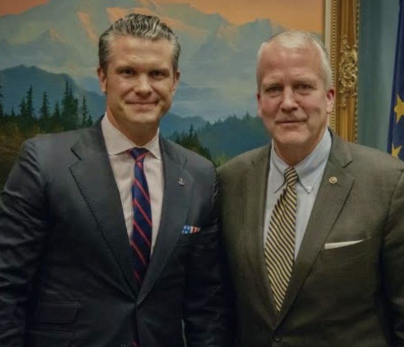 Sullivan praises Hegseth's bonehead speech, but says nothing about Trump using military to attack political enemies