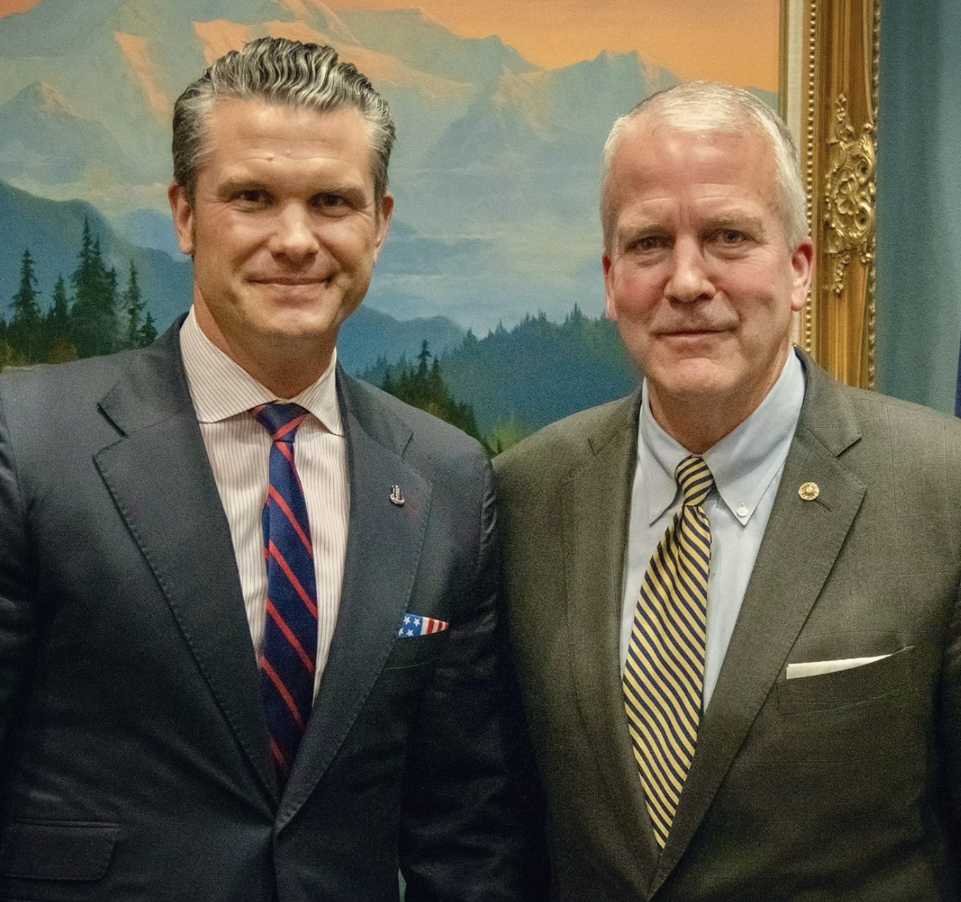 Not surprisingly, Sullivan has nothing to say about Hegseth