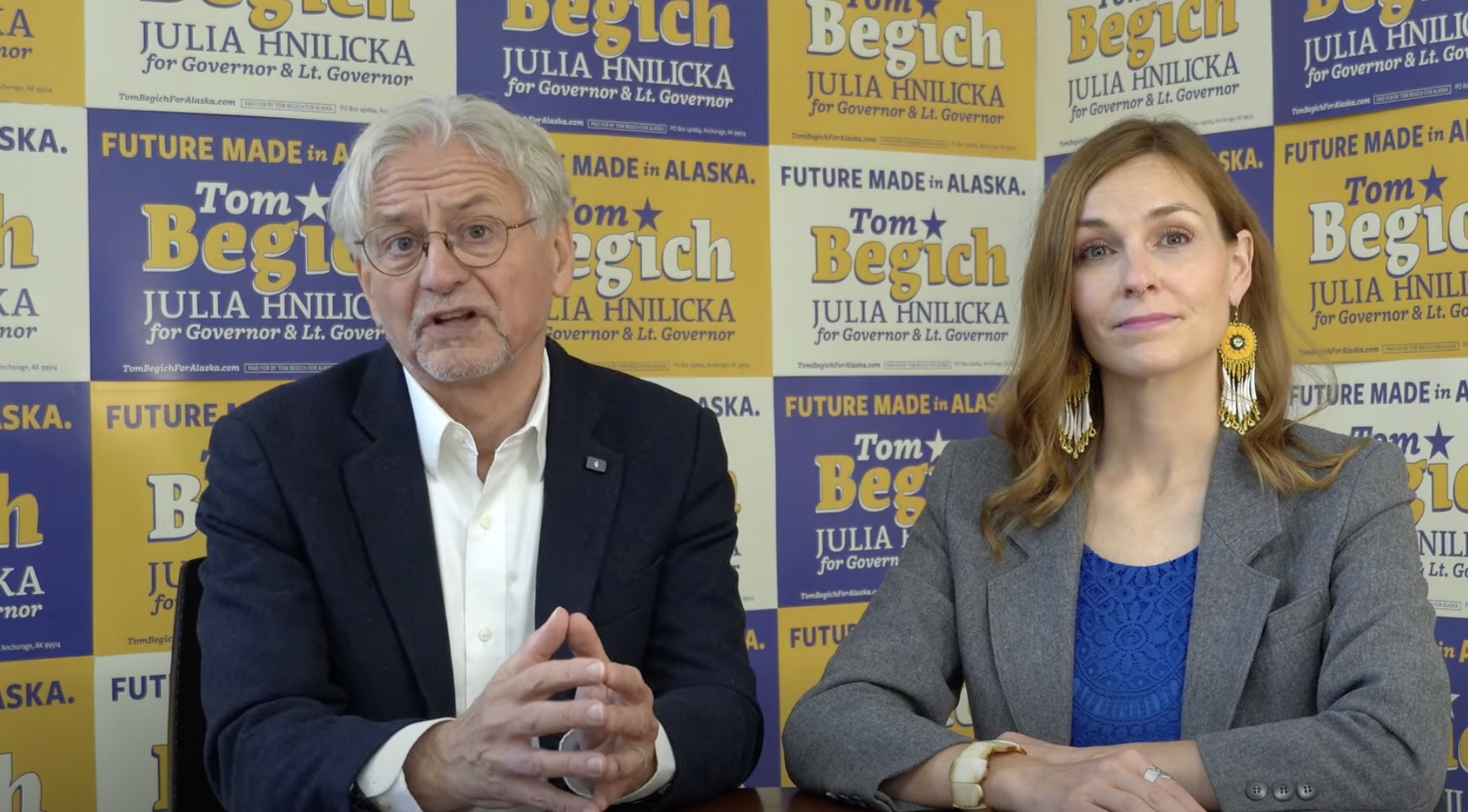 Tom Begich ends campaign, endorses JKT for governor