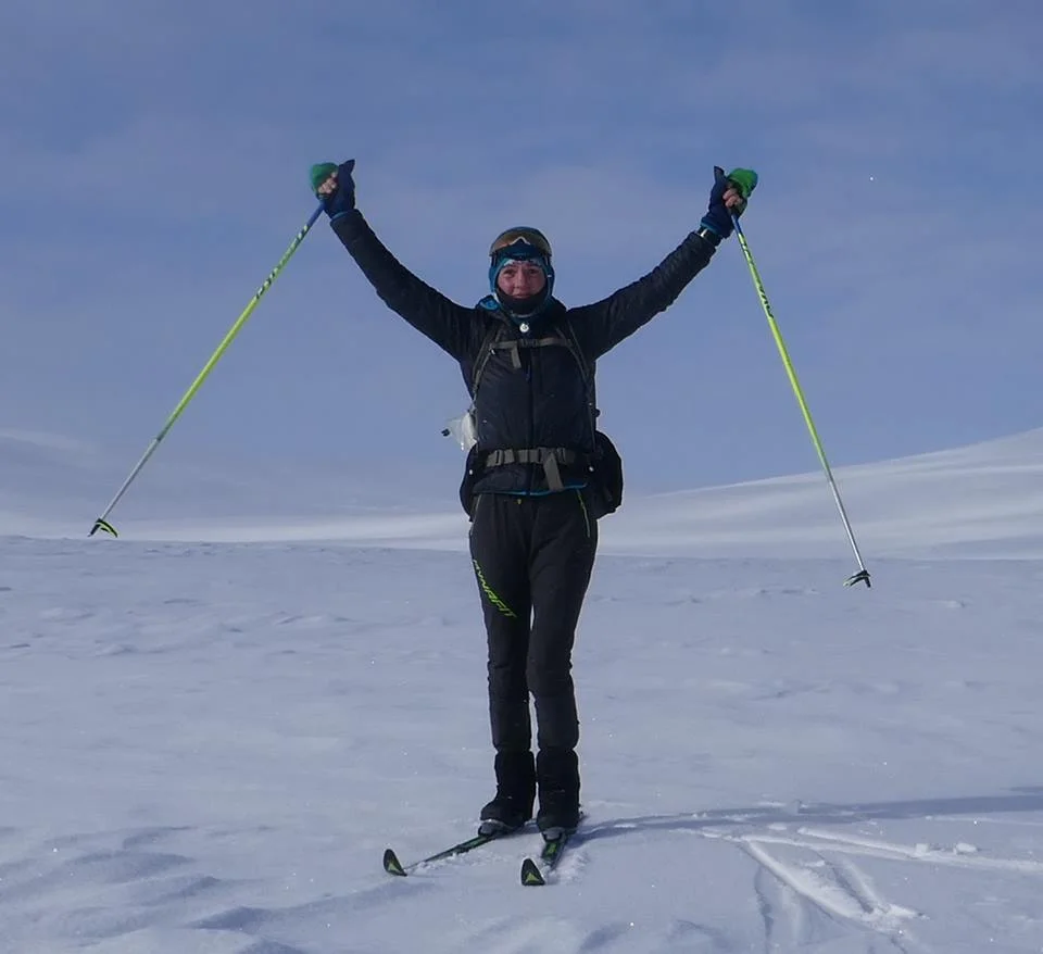 Tania Noakes: UK guide, writer and adventurer who skied the entirety of Norway last year - that's a journey of over 2,500 km!!