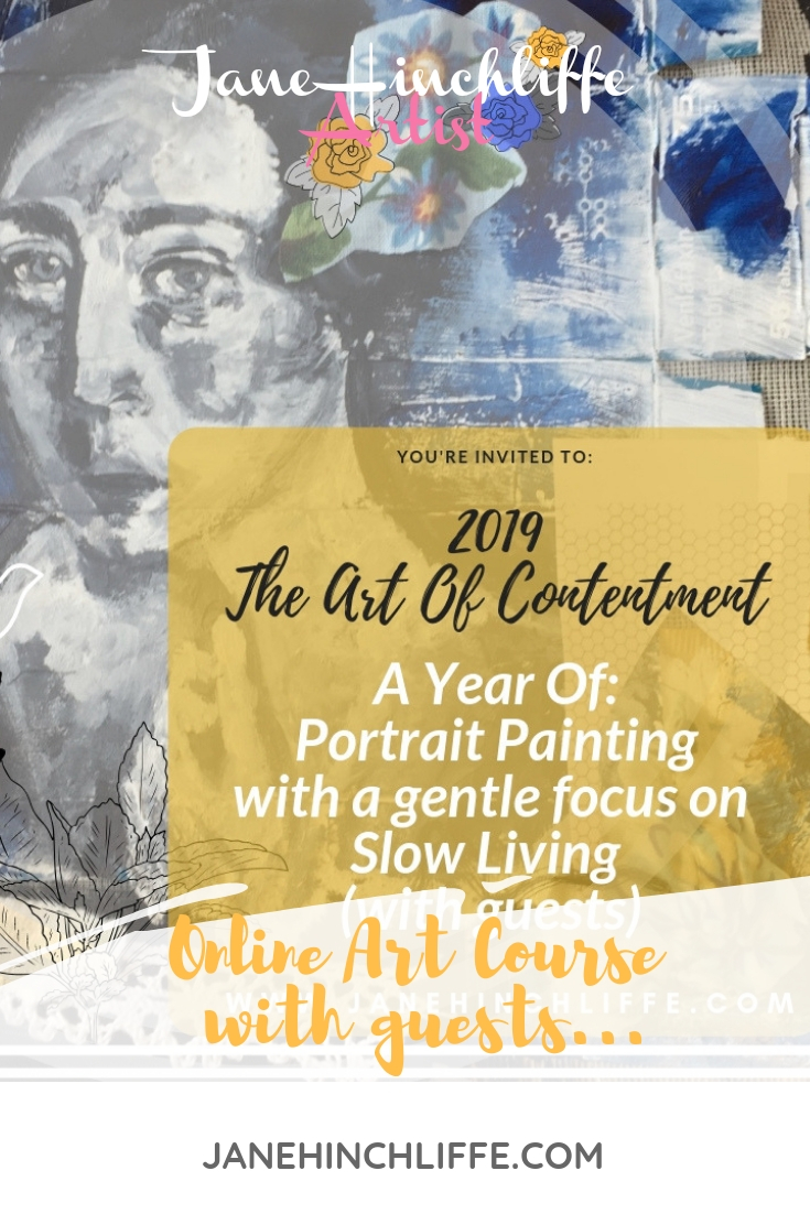 When Jane emailed me about participating in her “Year of Portrait Painting”, I was intrigued. But when I saw the tag line, “…with a gentle focus on Slow Living” - I was sold. I believe that the best progress is gentle and slow. I believe that, in spite of the fact that when I first picked up a paintbrush, only about 7 years ago, I truly believe “the spirit of the Lord came upon me and the glory of the Lord overshadowed me”. (I’m only a little bit tongue-in-cheek, there) Progress was leaps and bounds and quick and involved hours and hours a day of hard work. It did not feel like work, though, because the healing I was also experiencing was so deep and so good. July is my month to participate. I will be sharing a portrait painting “how to”, and I will be sharing my thoughts on what it means to be an embodied woman “in the middle”, and how that relates to gentleness. I happen to believe that an understanding of the gentleness of God is the most powerful thing you can have, once you are about age 35 and older. Really knowing this aspect of the character and nature of God will empower you to make genuine progress in places you may have felt stuck. I want to gift YOU with a spot in this year-long course. You can find out more about it here . I will draw a winner at random on or about June 30th. To be entered to win, click here with your best email address (this is the email to which all your course material will be sent). Thank you, Jane, for inviting me to be a part of such a good thing!