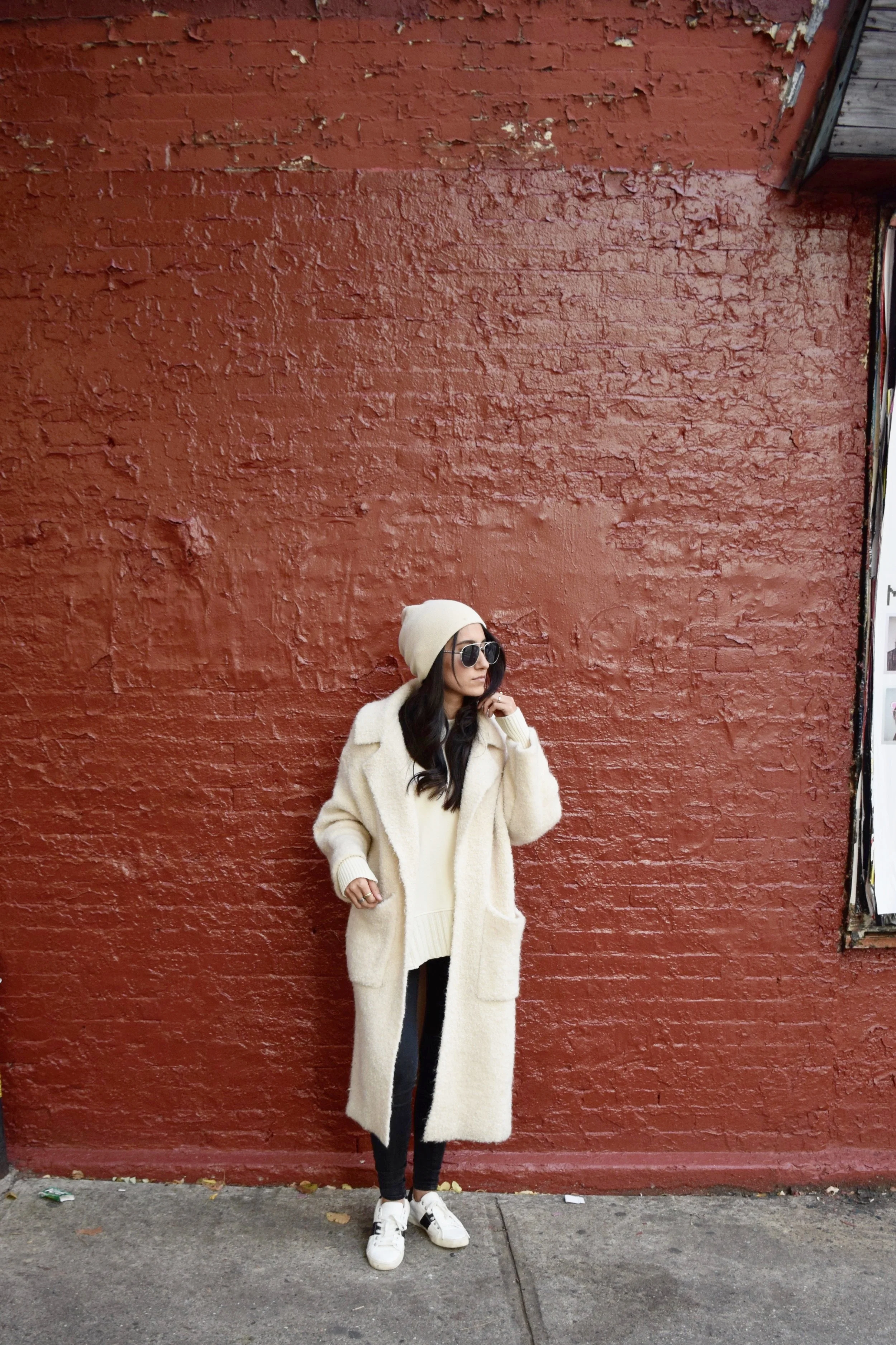 Wearing: All Saints Sweater | Zara Overcoat 