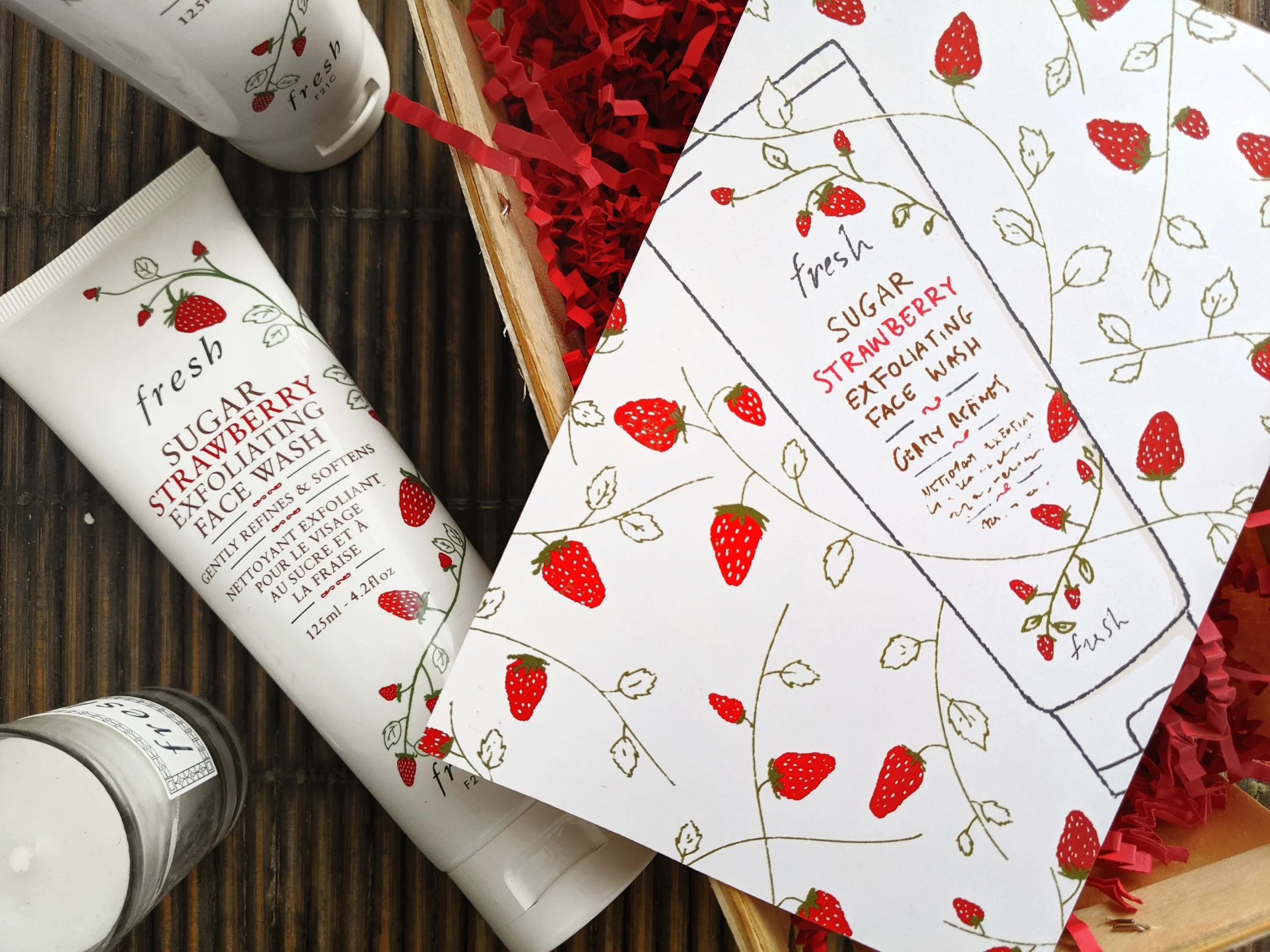 fresh face wash strawberry