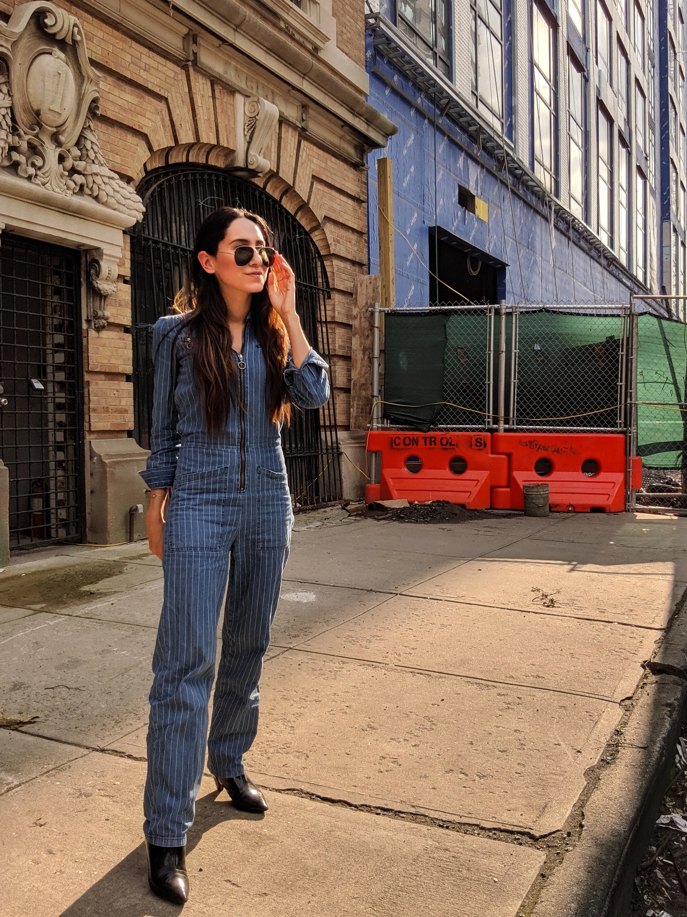 Wearing: M.i.h Jeans jumpsuit