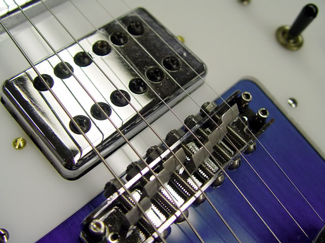 RESTORED HUMBUCKER PICKUP AND BRIDGE