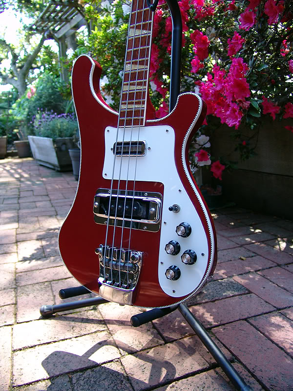 4003 RESTORED IN RUBY FINISH WITH CHECKERBOARD BINDING