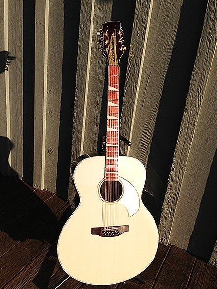 THE FINISHED COMSTOCK 12-STRING HAS TERRIFIC PRESENCE