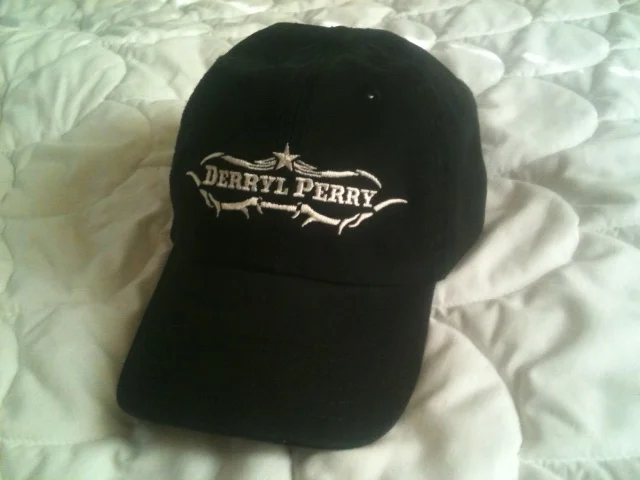 Derryl Perry Black Horned Logo Ball Cap