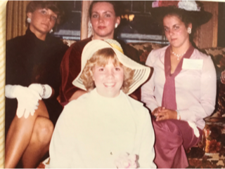 &nbsp;Cast of Characters at the “Fancy Dress” Party&nbsp;Ann Eichers Aas as the Duchess of Foxtail (Left)Christine Adams as Princess Anne (Center)Lynn Hamer as the Queen (Right)Linda Grotta as a random “Lady”&nbsp;&nbsp;(Front Center)&nbsp;