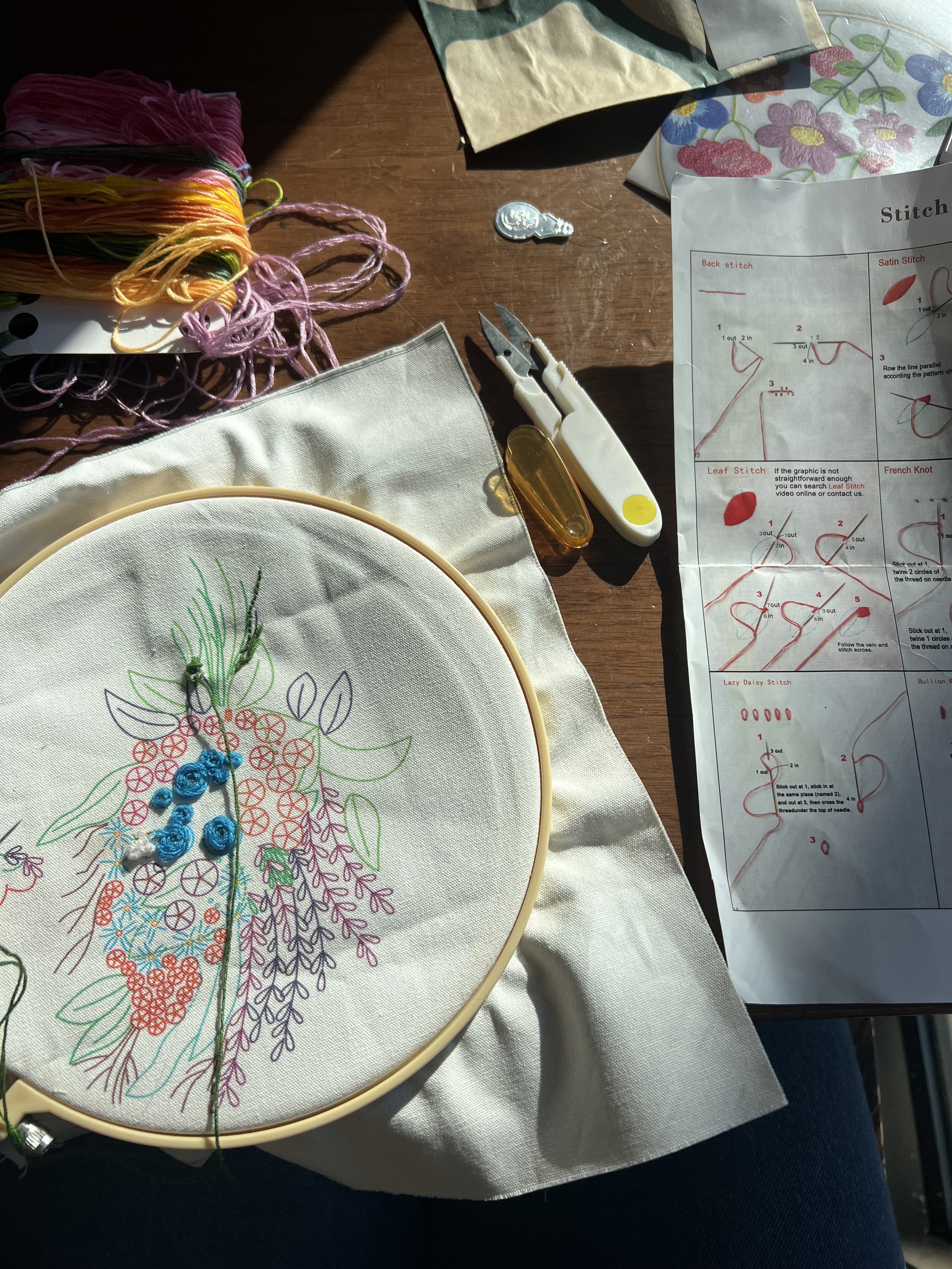 Learning to embroider