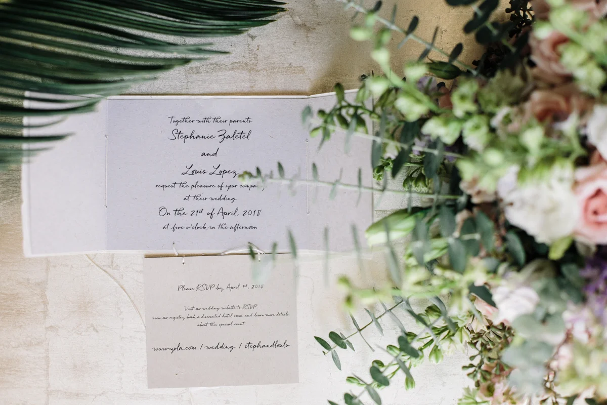 Wedding Invitation Detail