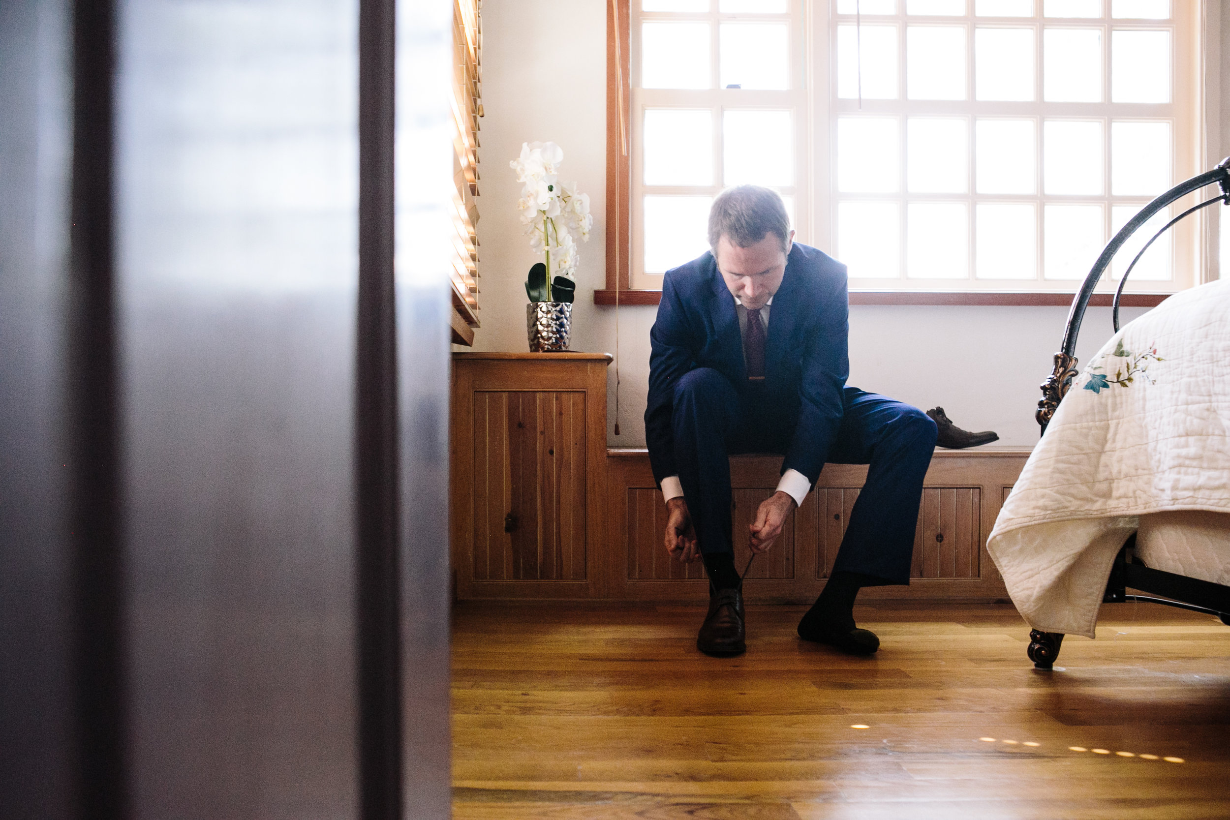 Groom Gets Ready