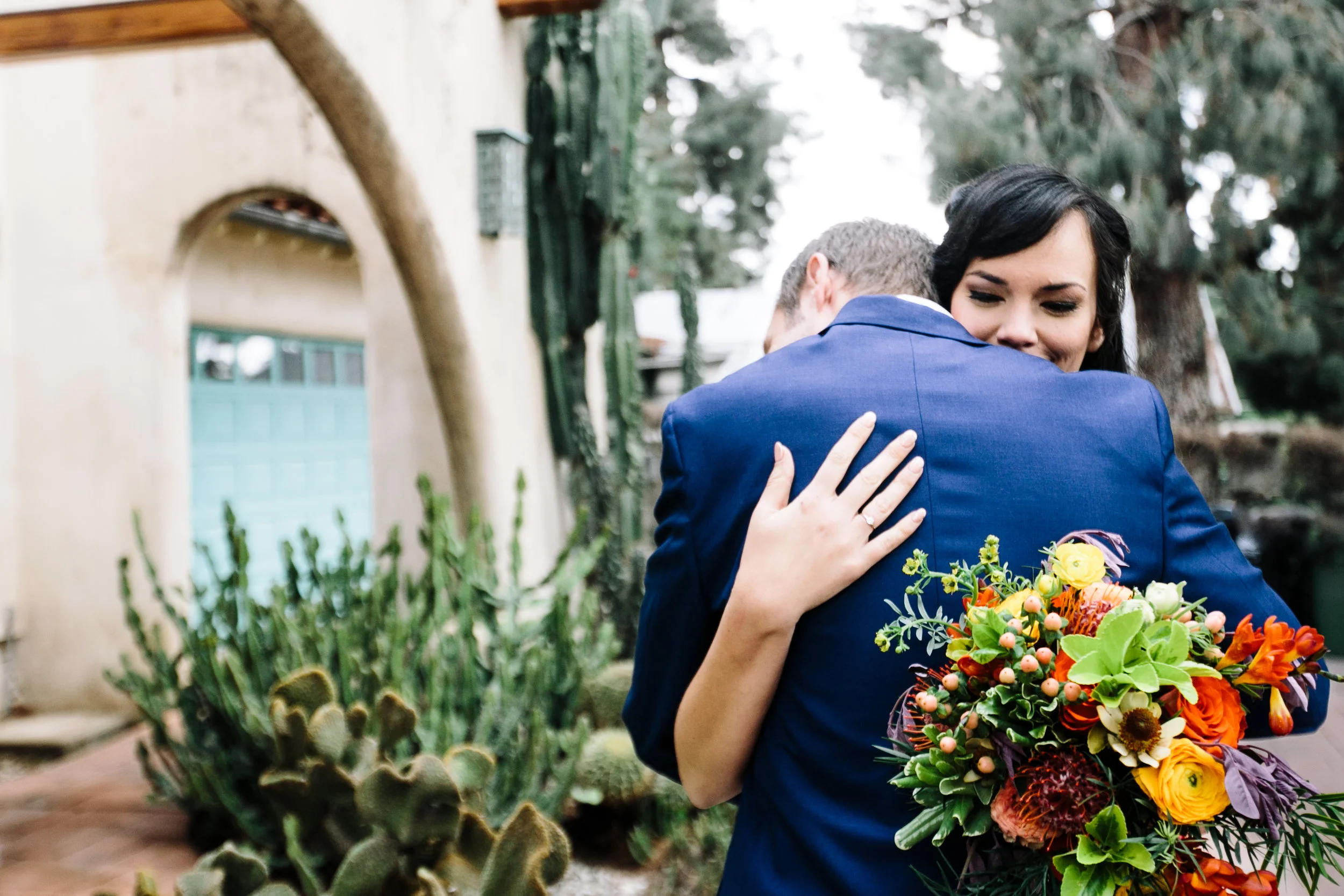 Bride and Groom first look