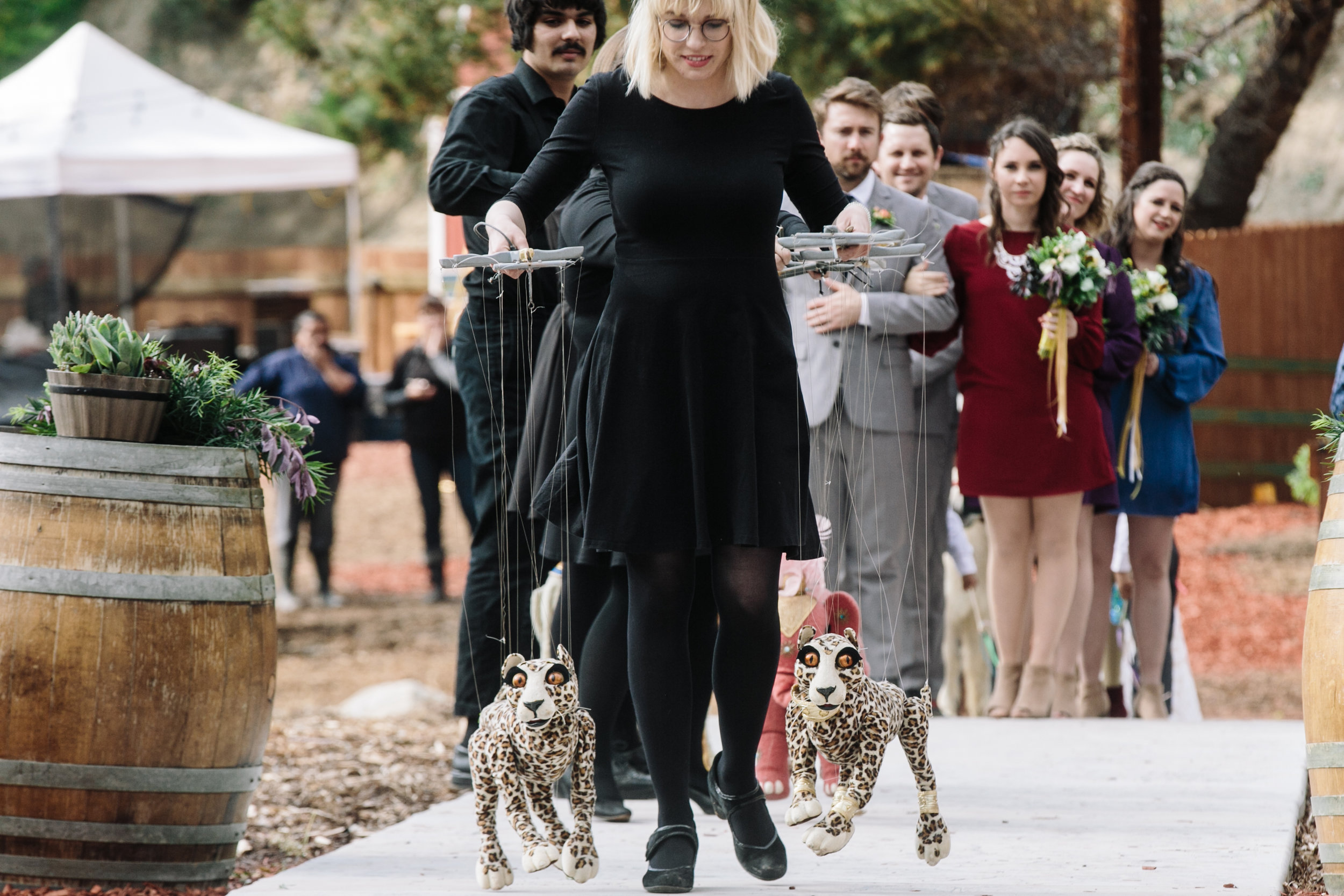 Bob Baker Marionettes lead ceremony procession