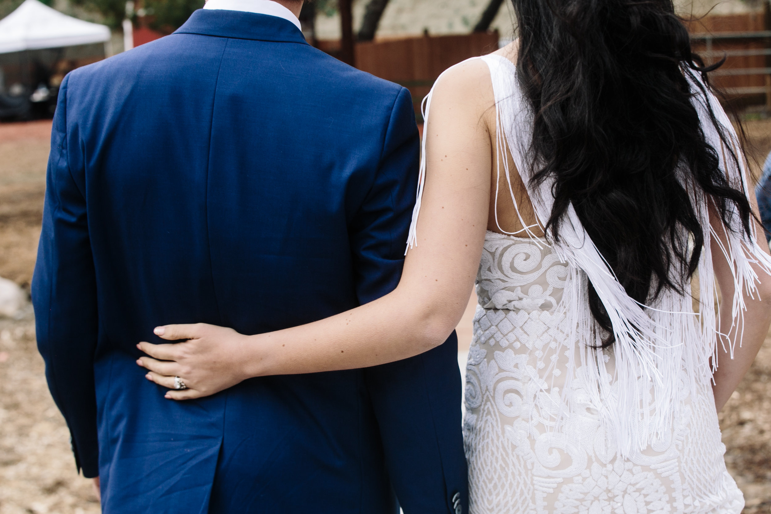 Wedding Ceremony at Reptacular ranch