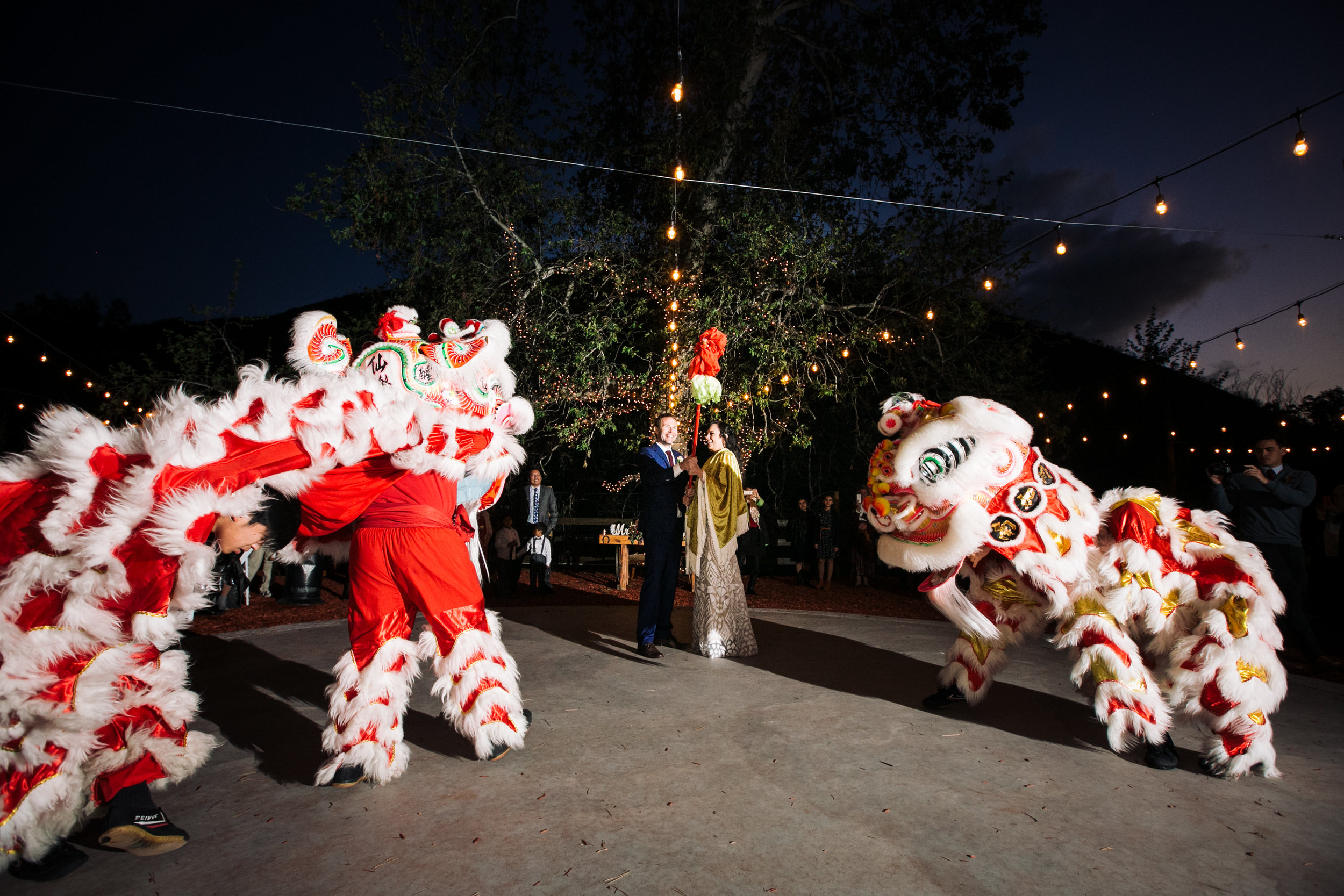 Reptacular Ranch Reception Lion Dancers