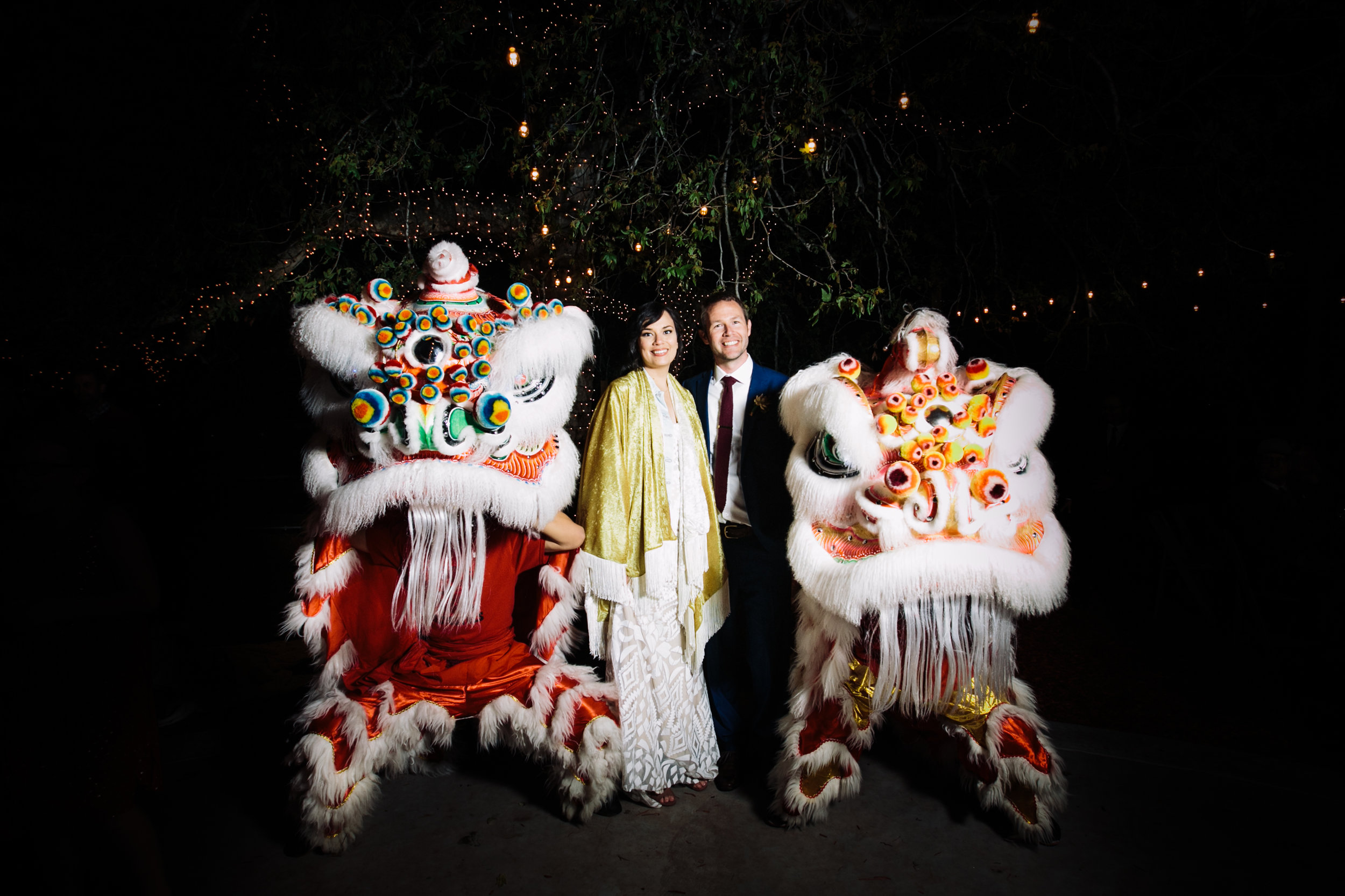 Reptacular Ranch Reception Lion Dancers