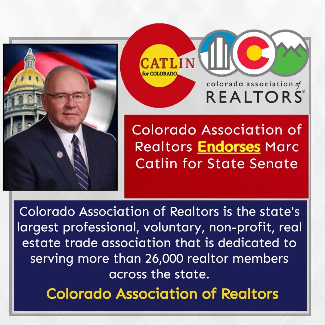 Colorado Association of Realtors Endorse Marc Catlin for State Senate