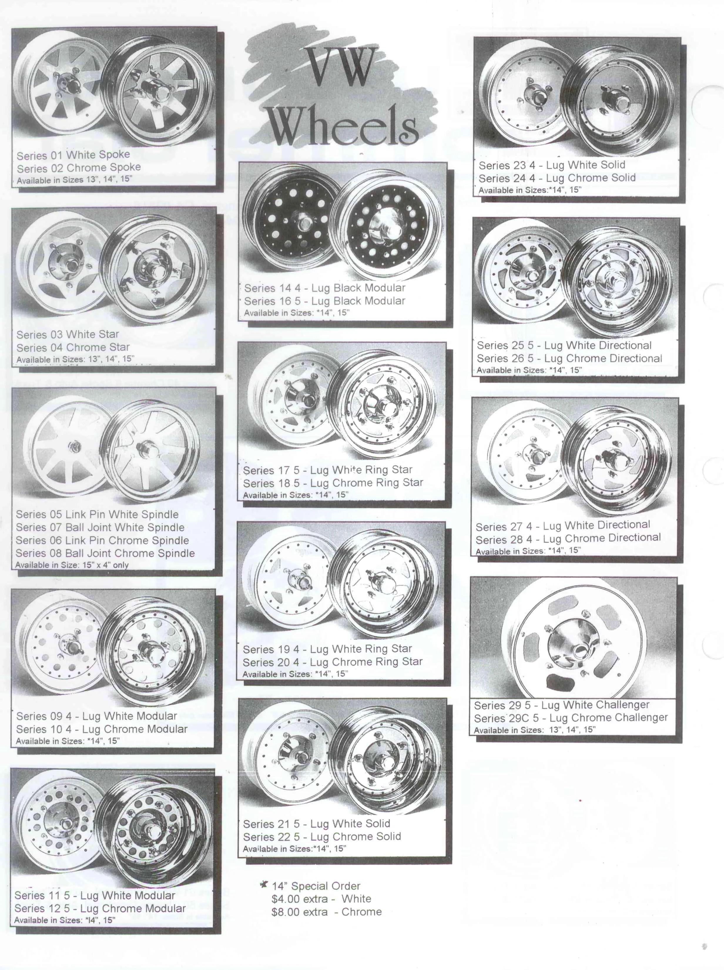 VW Wheels — Custom and Commercial Wheel