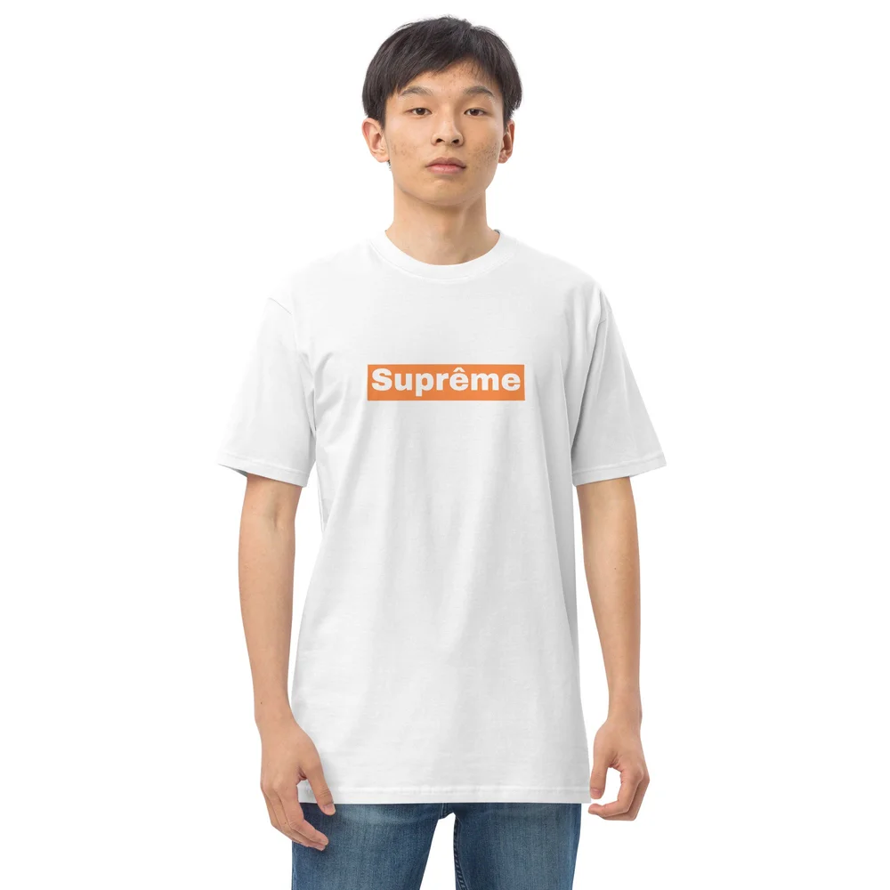 supreme white tee