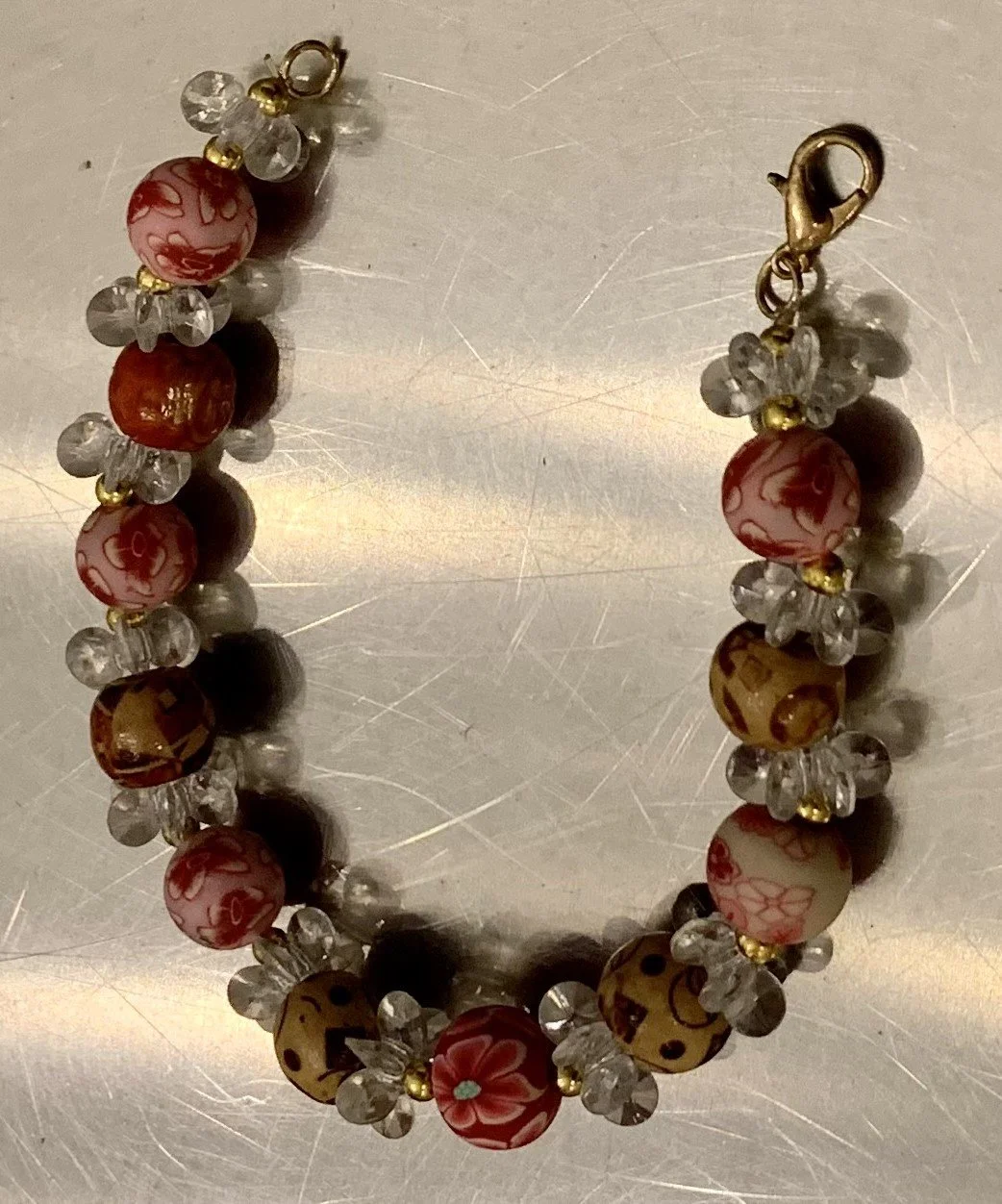 WOODEN, FLUTED n' BEADED