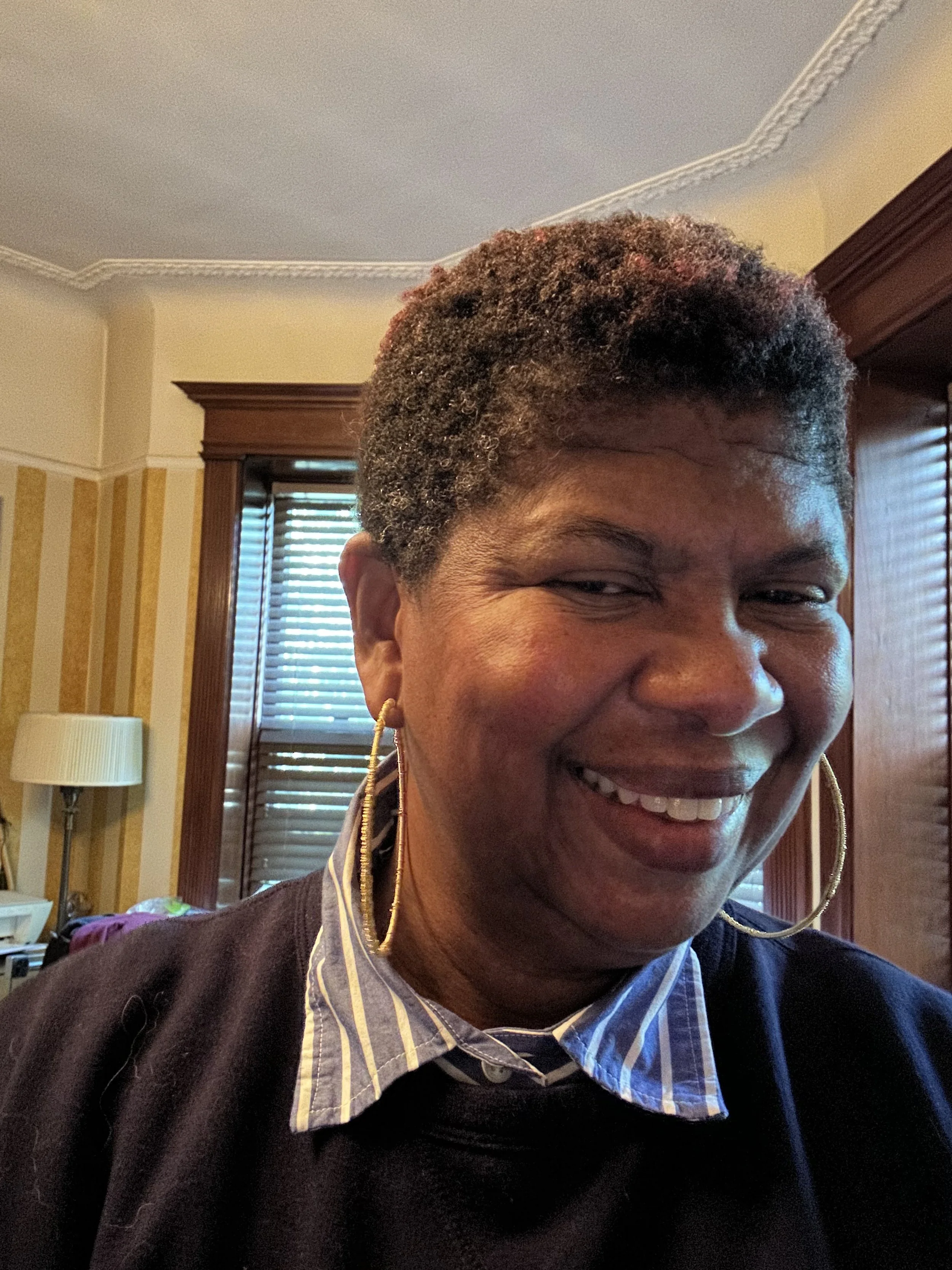 Happy Client 1 -Wrapped 4in Gld Hoops.JPEG