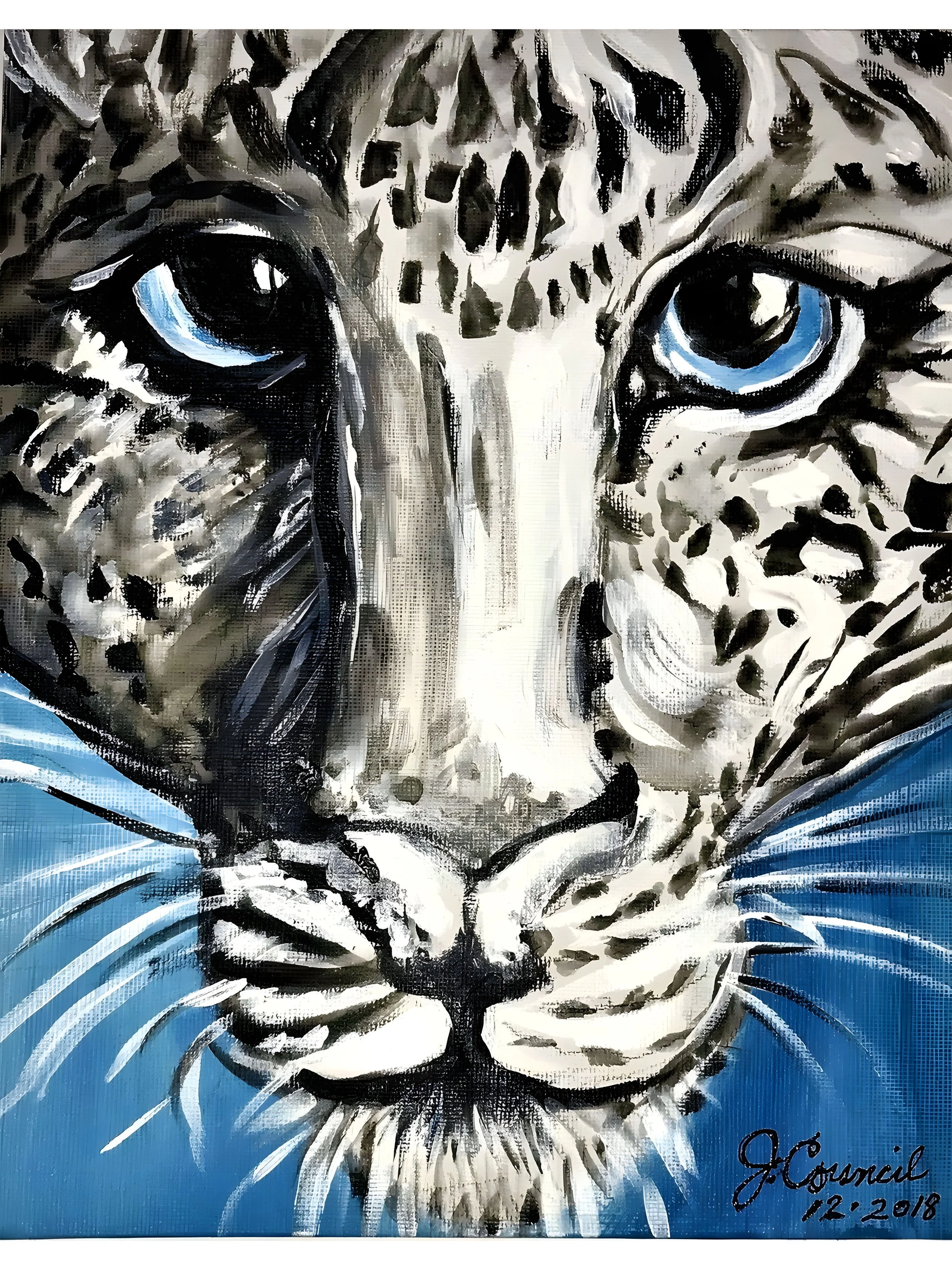 SNOW LEOPARD - BLUE EYES