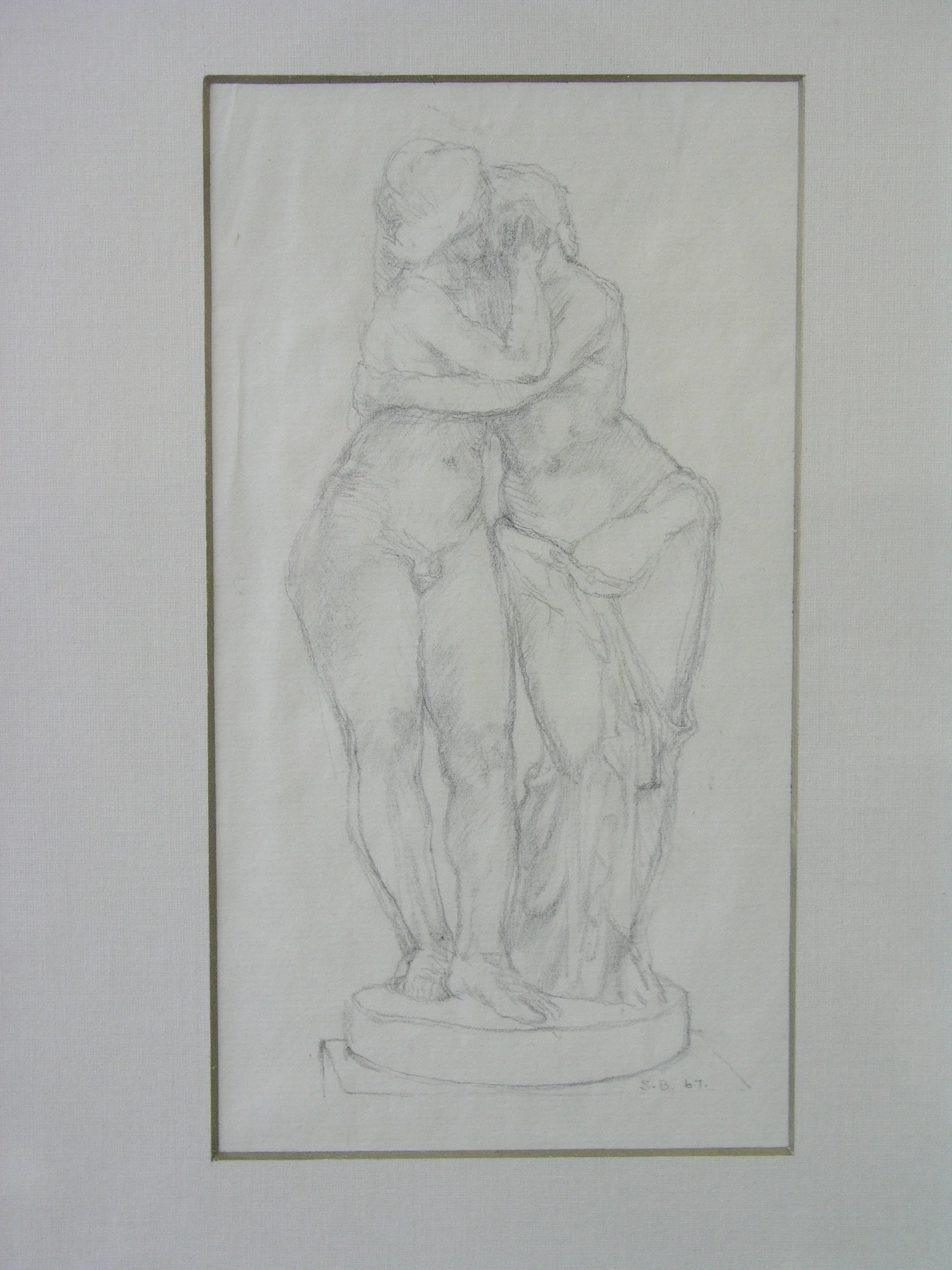 Nude Drawing, Statues SOLD.JPG