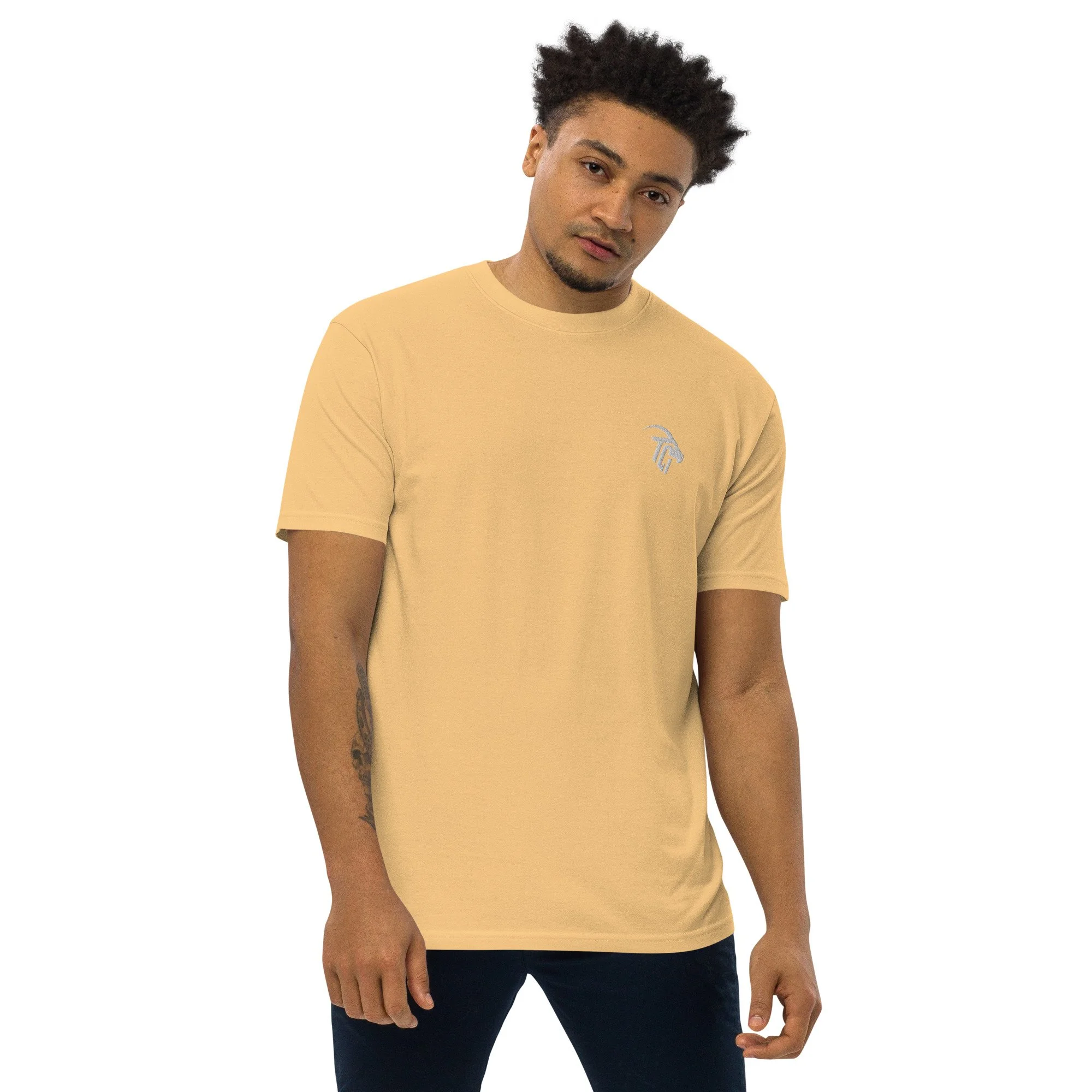 mens-premium-heavyweight-tee-vintage-gold-front-69bd83123e194.jpg