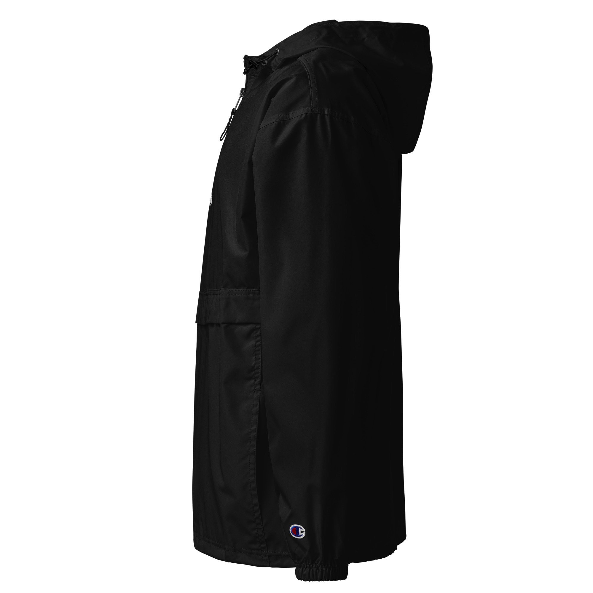 unisex-champion-packable-anorak-black-left-69c6b822e27eb.jpg