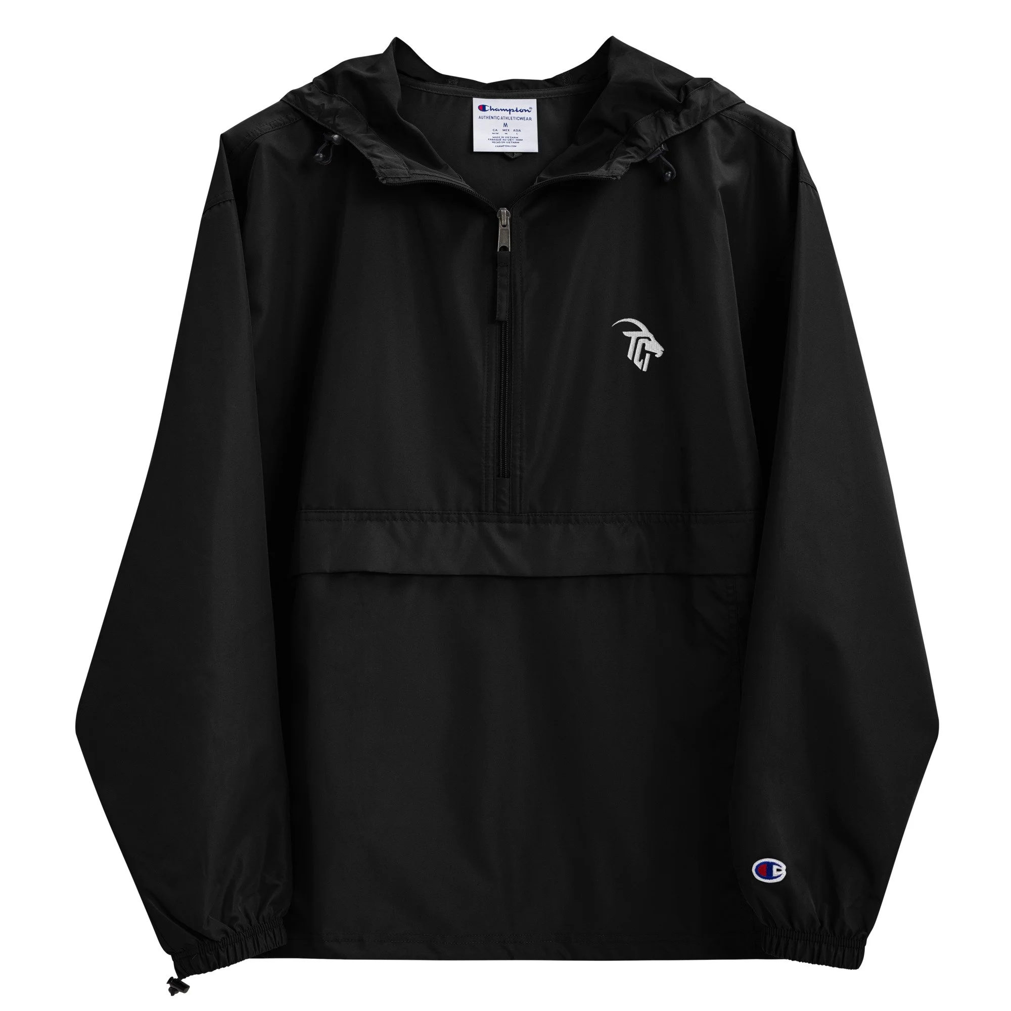unisex-champion-packable-anorak-black-front-69c6b822dfffd.jpg
