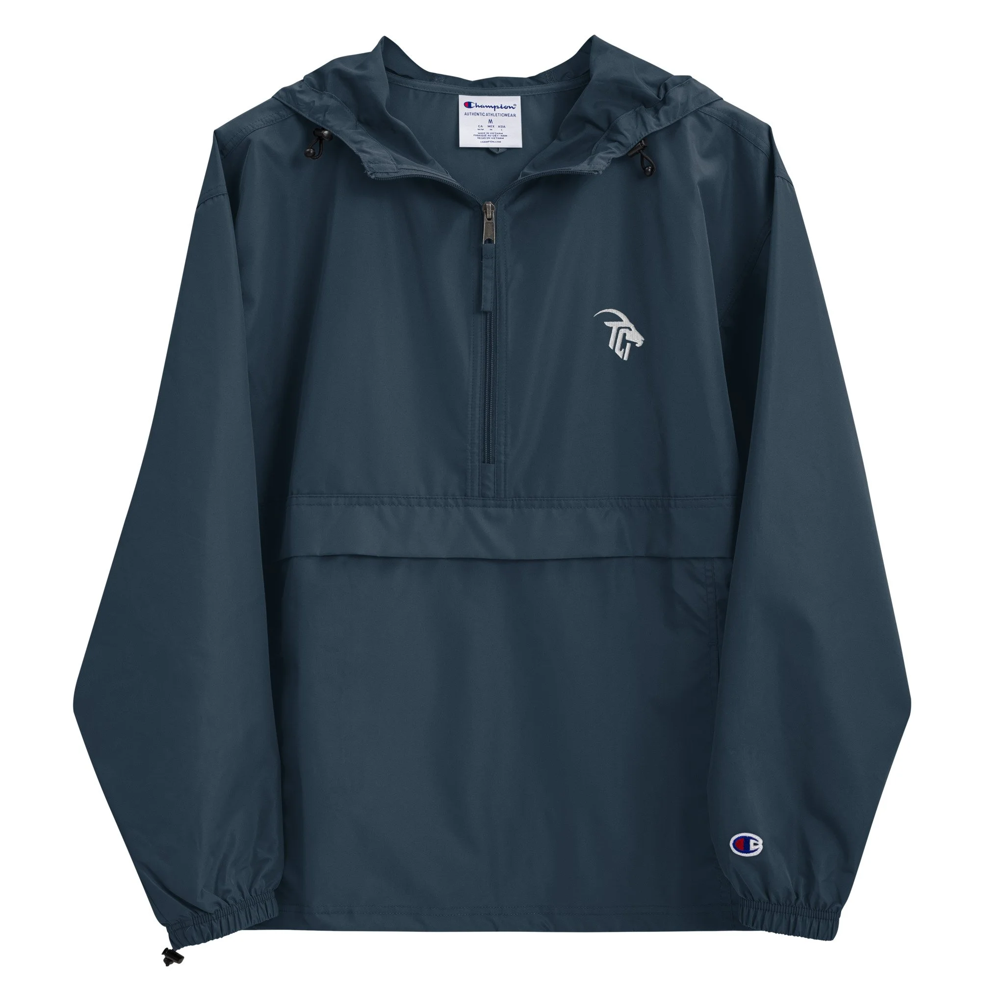 unisex-champion-packable-anorak-navy-front-69c6b822e0972.jpg