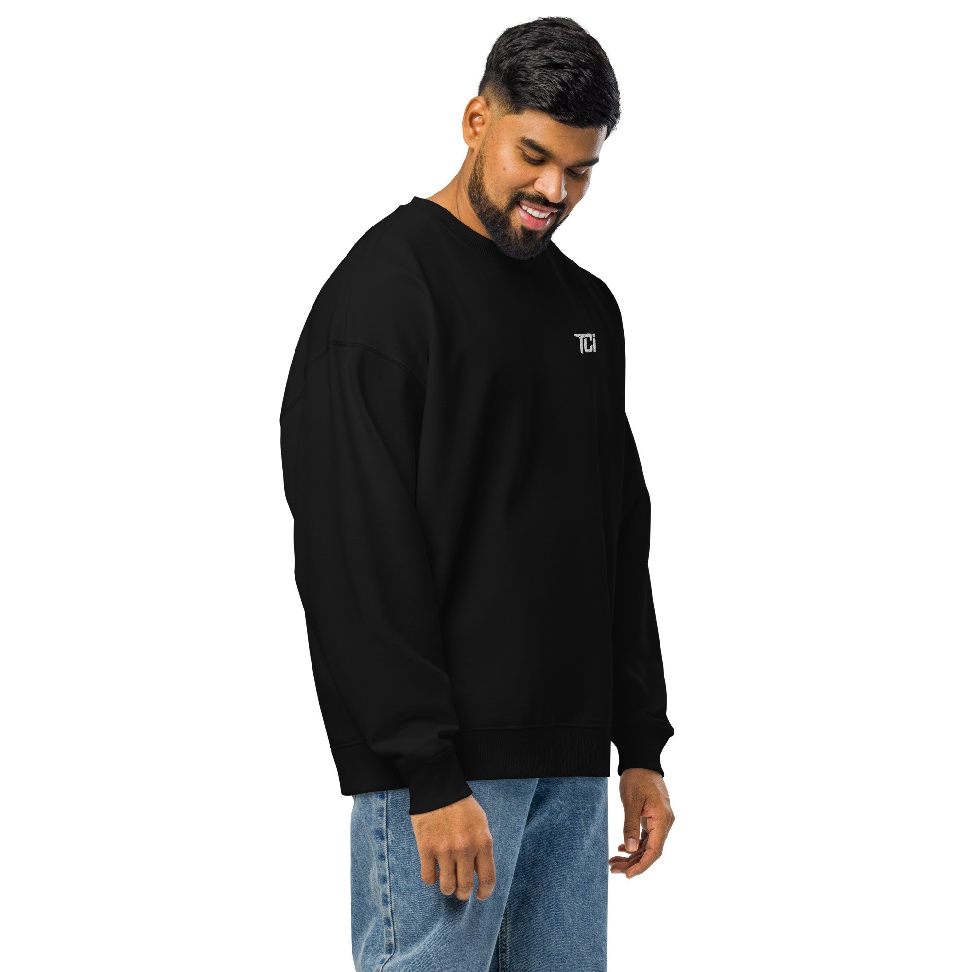 unisex-organic-oversized-raddler-2.0-sweatshirt-black-right-front-69c6b901070a3.jpg