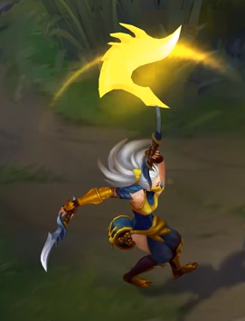 Stinger Akali’s Kama has 3 sharp claws that help her brutally assassinate and tear her enemies apart.