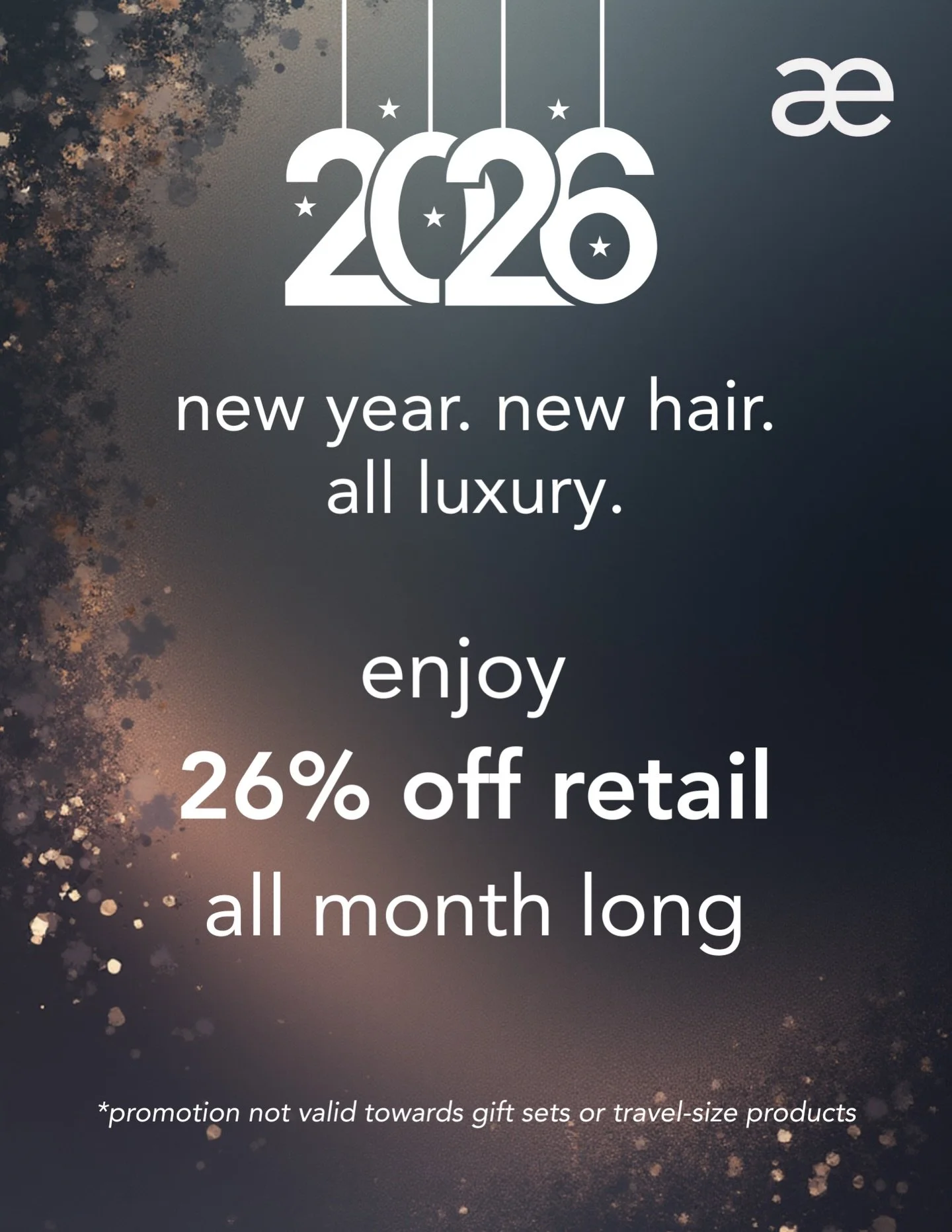 Happy New Year from all of us at Alex Emilio Salon ✨ We hope your holidays were filled with rest and love 🫶Kick off the new year with 26% OFF retail all month long&mdash;your hair routine just got an upgrade 💫