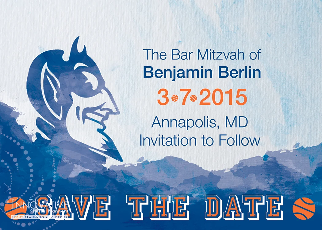 Save the Date designed by Innovative Party Planners