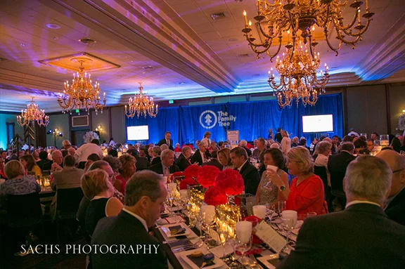 Place your logo front and center so your guests are constantly reminded who you are.