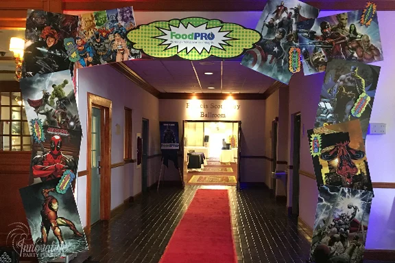 A themed event still allows for your to feature your corporate brand. Don’t be affraid to shake it up a bit.