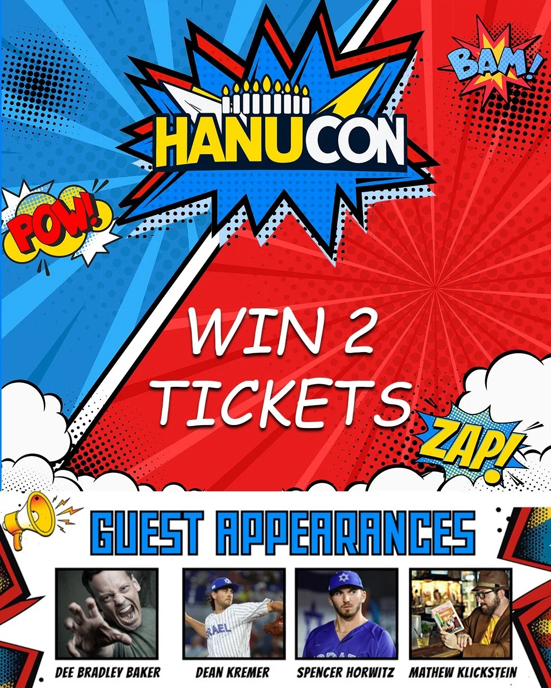 🔥 We&rsquo;re giving away a pair of tickets to @hanuconmd for this Sunday December 14 from 9:00 am - 3:00 pm🔥

Winner announced Saturday night.

✨ Over 100 vendors (gifts, crafts, TCG, sports, comics!)
🤝 Trading area
🎤 Panel featuring @deebradley
