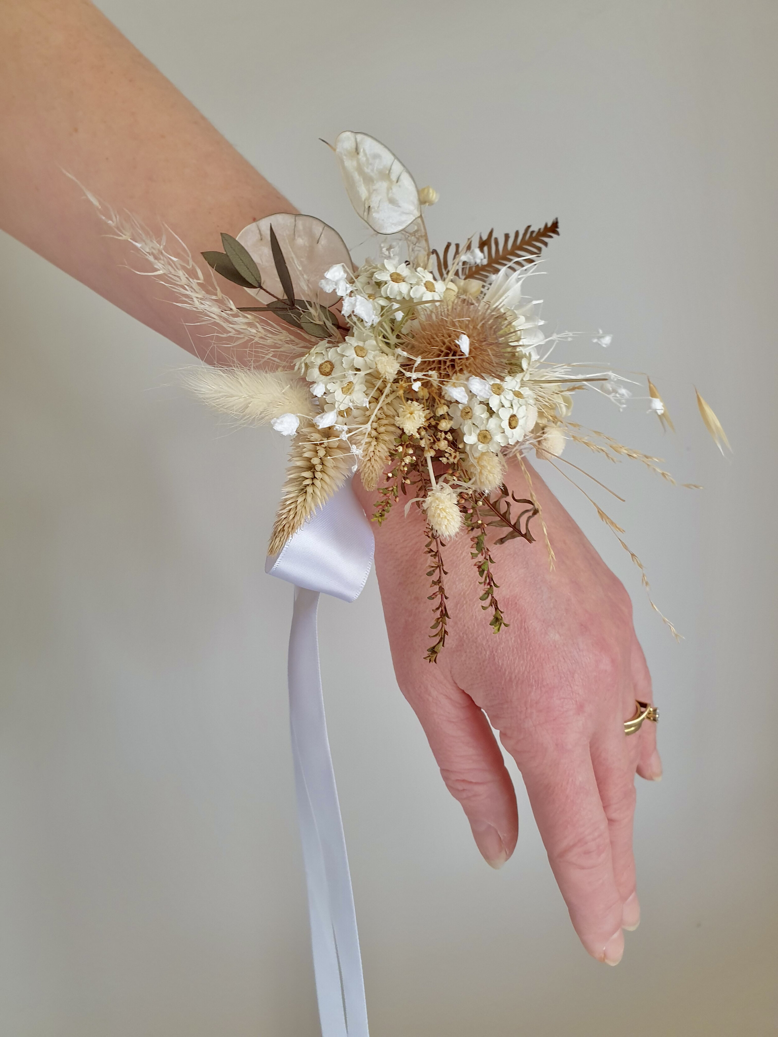 dry flower corsage