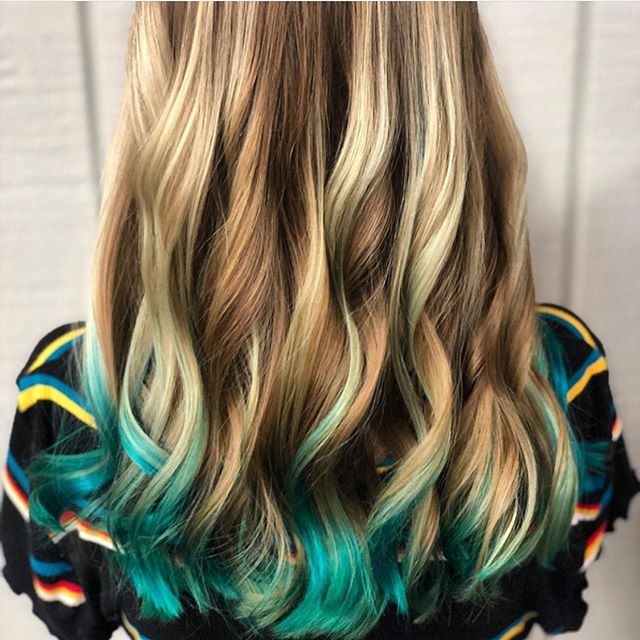 Fun with color for summer🥏Hair by Christy McKee