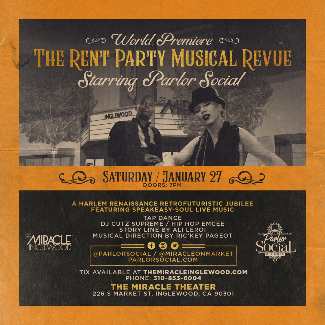 Parlor Social Announces the Premiere of Their New Musical Revue