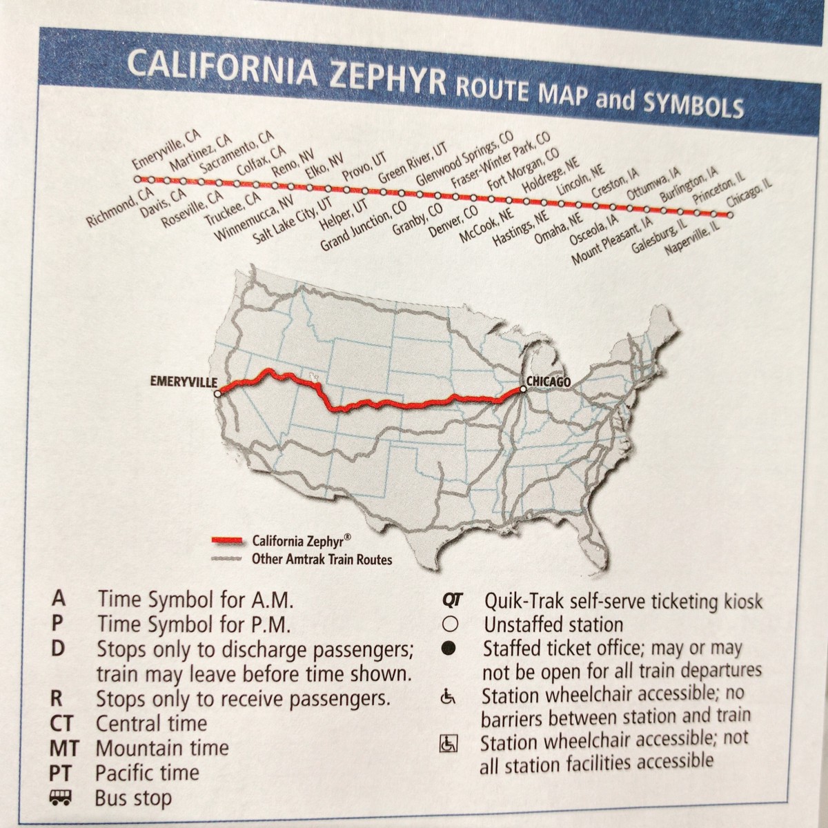 california zephyr route map Parts Known 3 Cross Country Trains Remembering The Times california zephyr route map