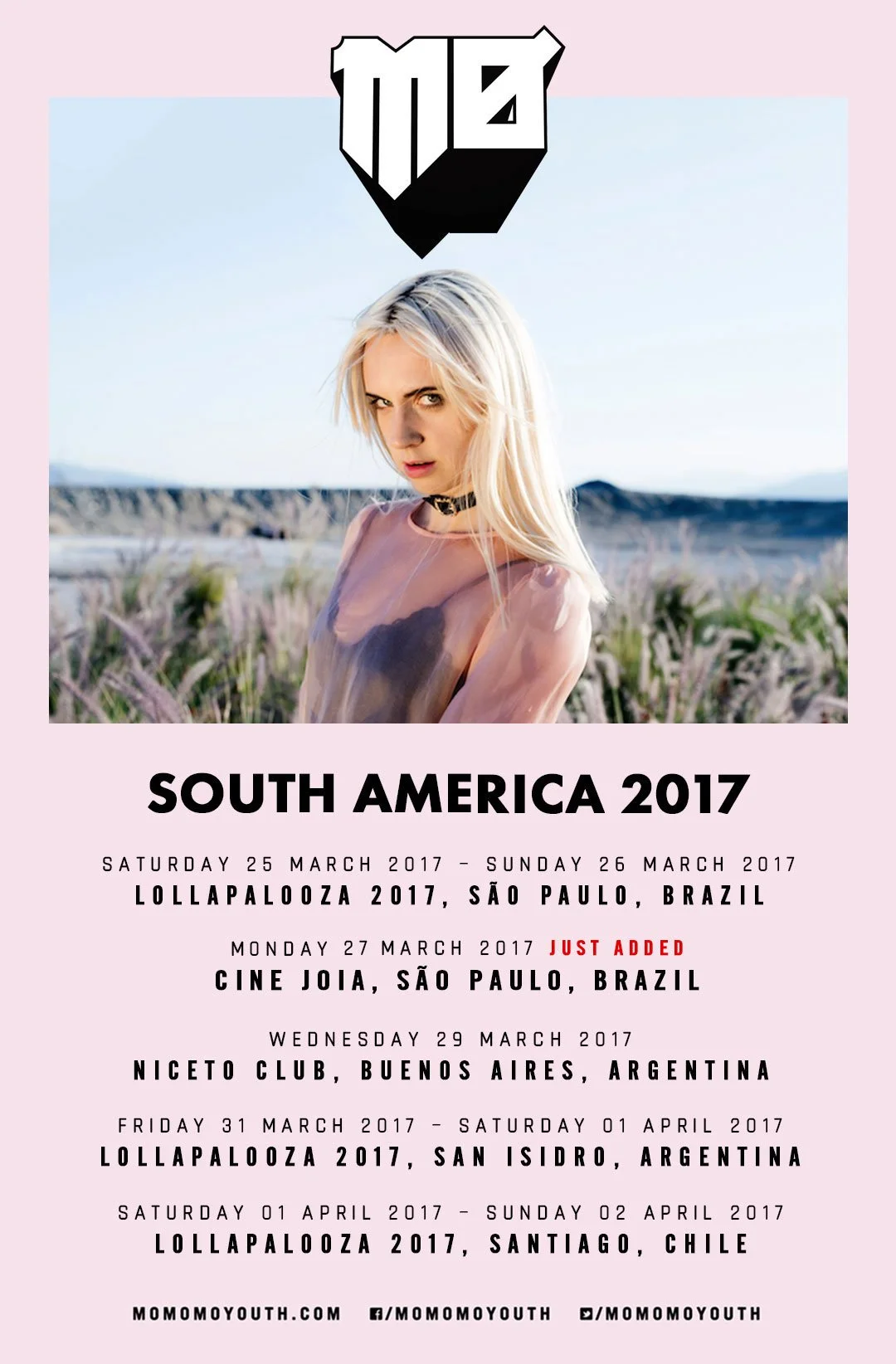 MØ tour poster