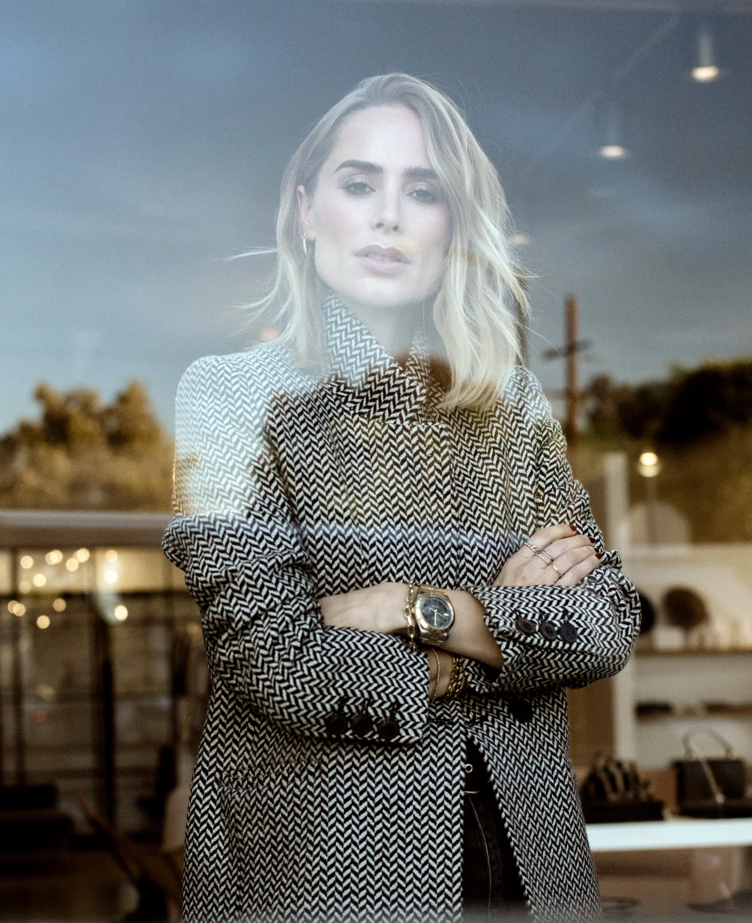 Anine Bing - Designer in her Beverly Hills store
