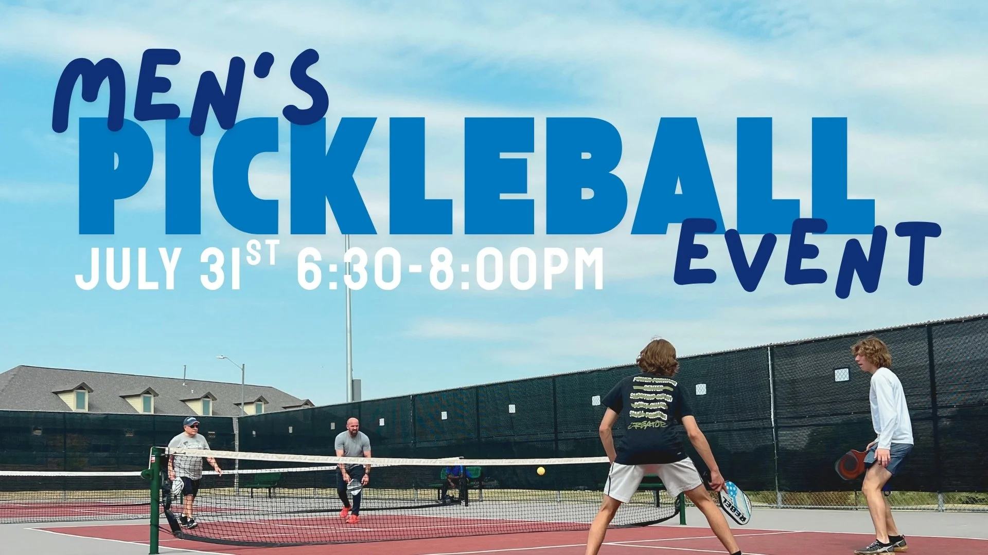 Men's Ministry Pickleball Event
