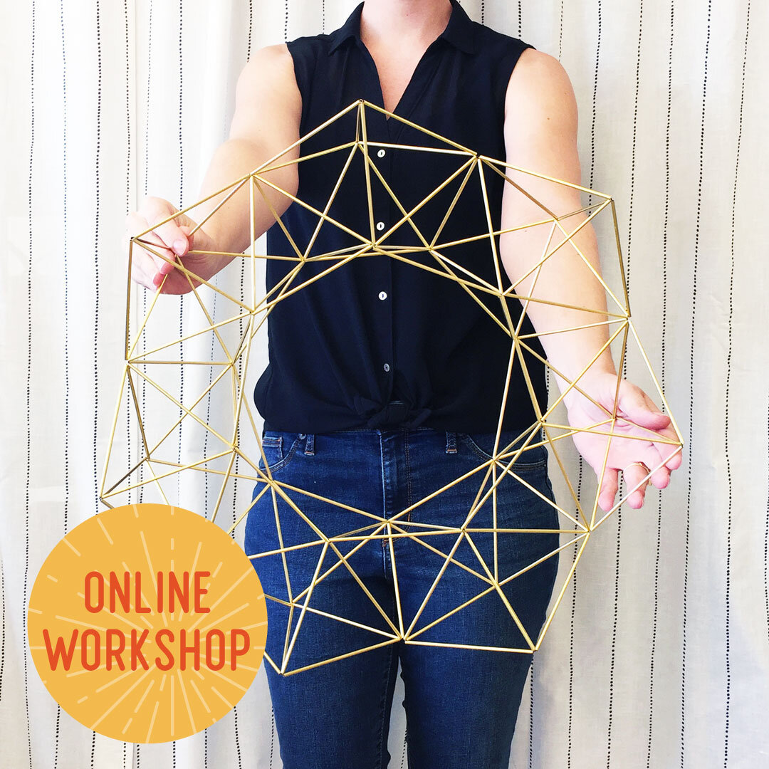 Sat, July 24 - (Online) Brass Himmeli Wreath